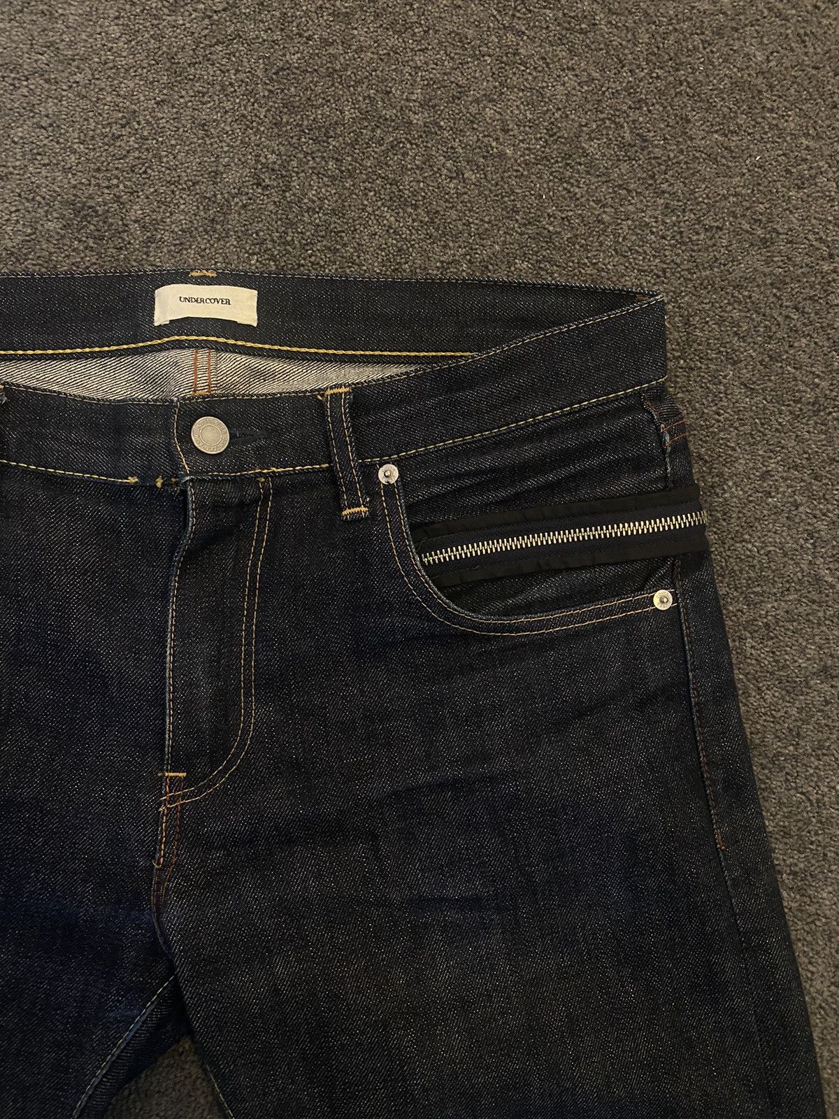 Undercover Undercover AW11 Japanese selvedge Side Zip denim Size US 33 - 6 Thumbnail