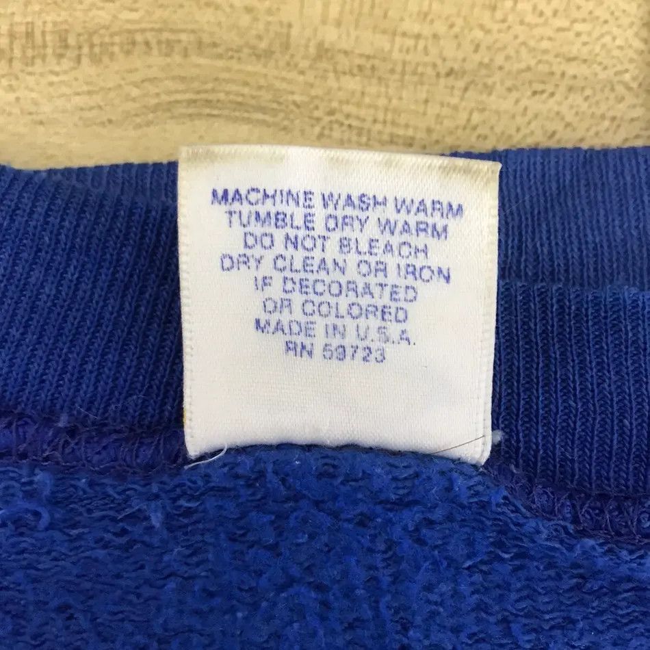 NHL Vintage 80s NEW YORK RANGERS Hockey NHL Usa Blue Sweatshirt Size US S / EU 44-46 / 1 - 5 Thumbnail