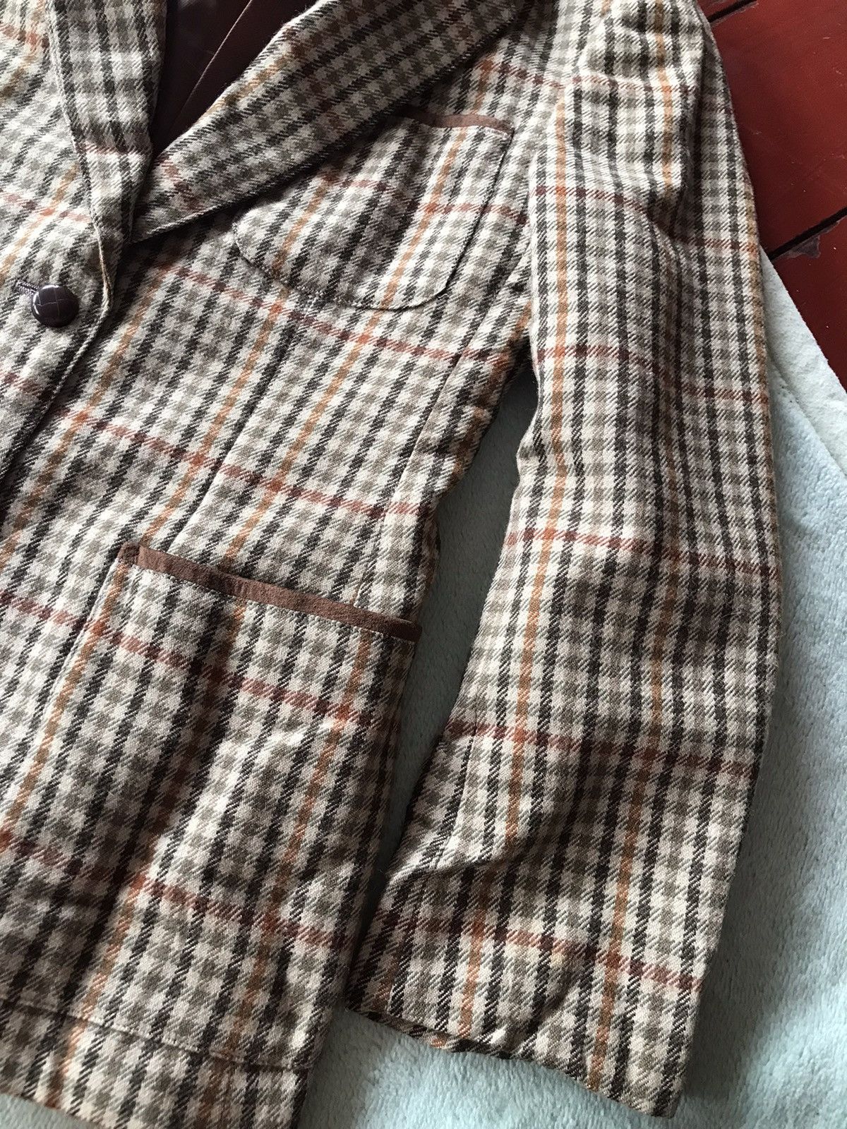 Burberry × Vintage Vintage Burberry Wool Coat and Skirt Set Size M / US 6-8 / IT 42-44 - 7 Thumbnail
