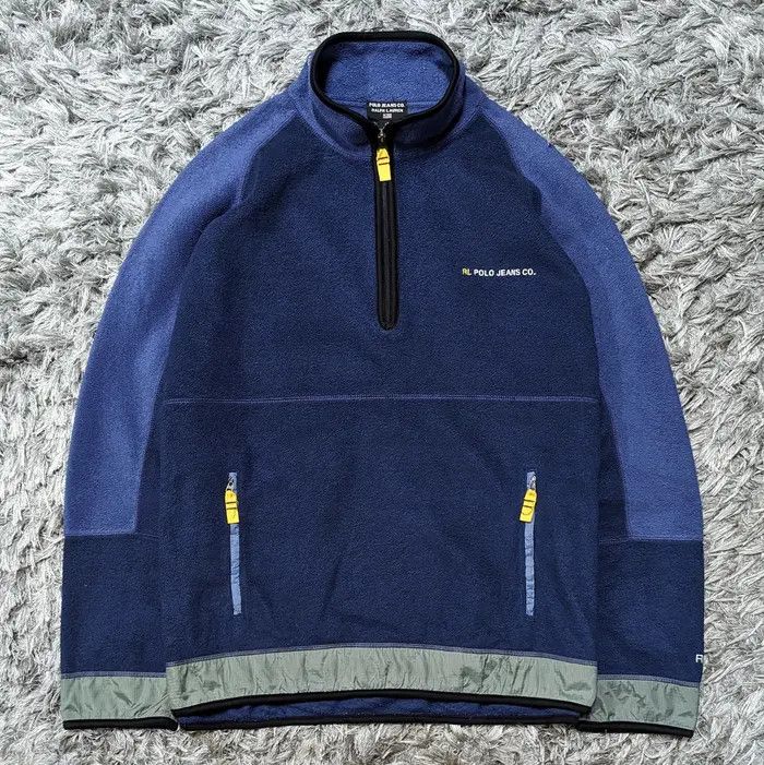 Polo Ralph Lauren Vintage Polo Ralph Lauren Half Zipper Fleece PRL-67 Sport Size US M / EU 48-50 / 2 - 1 Thumbnail