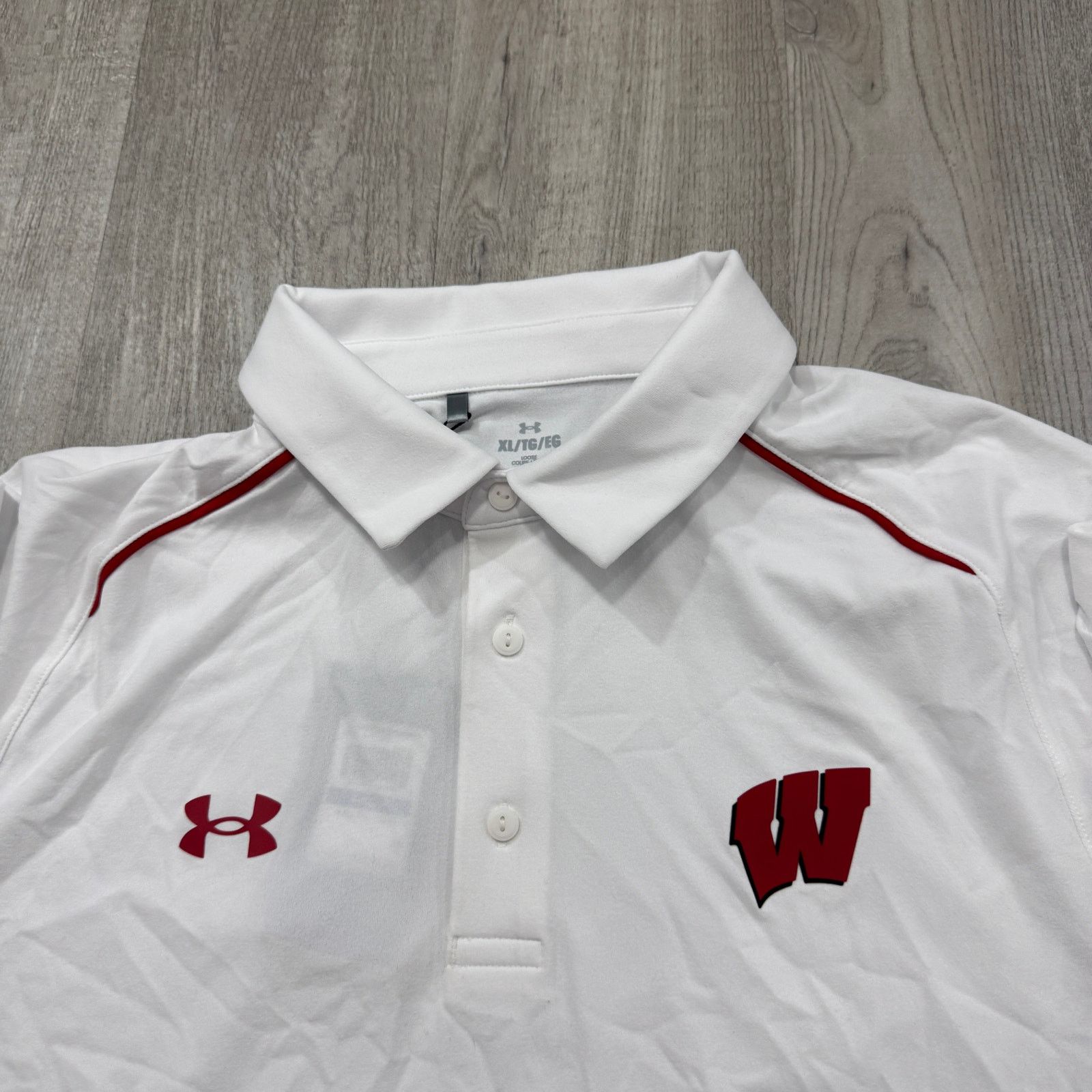 Under Armour NEW Under Armour Wisconsin Badgers Title Polo Shirt Men's XL Size US XL / EU 56 / 4 - 3 Thumbnail