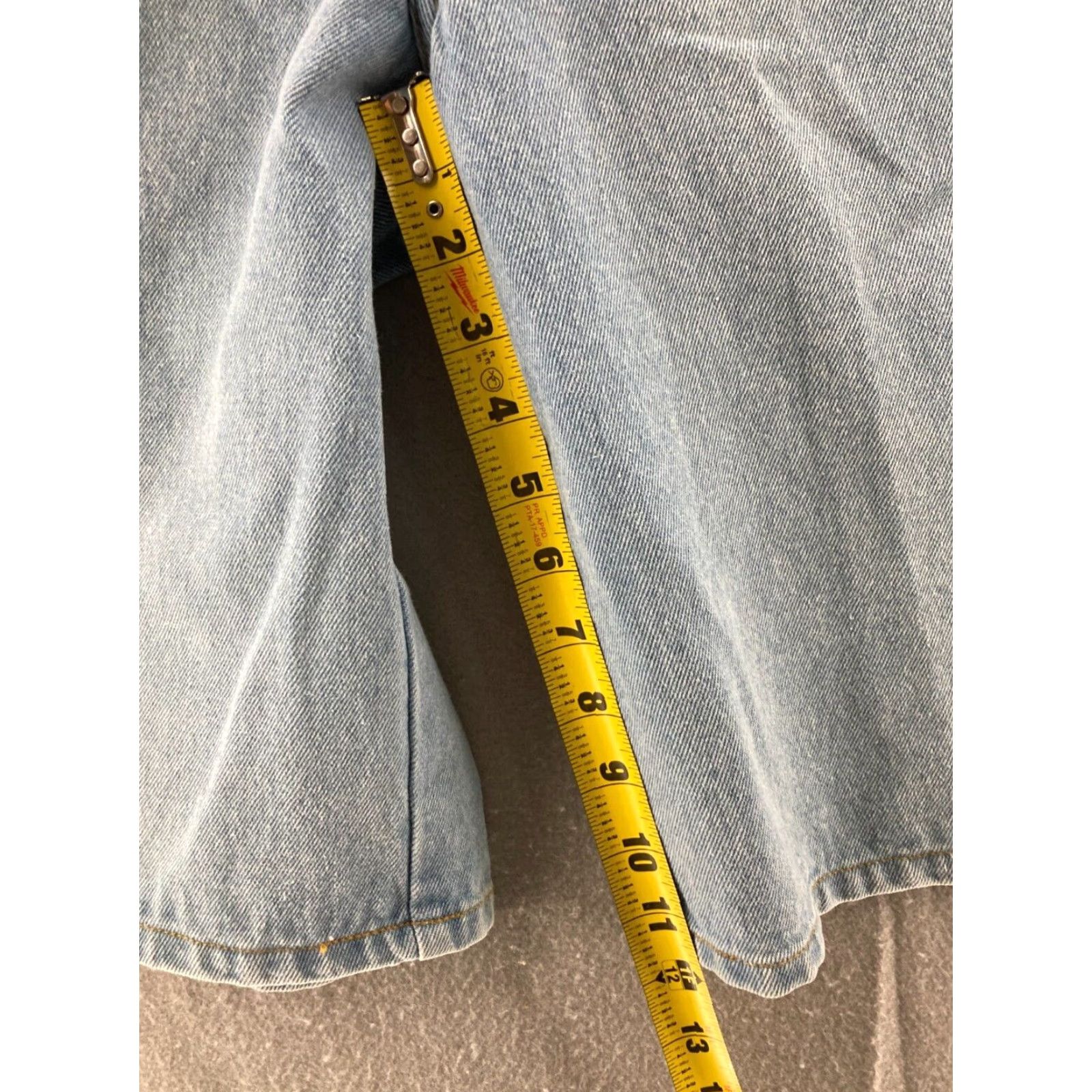 Vintage Boxx Denim Shorts Mens 31 Blue Baggy Hip Hop 90s Chino Relaxed Fit Size US 31 - 4 Thumbnail