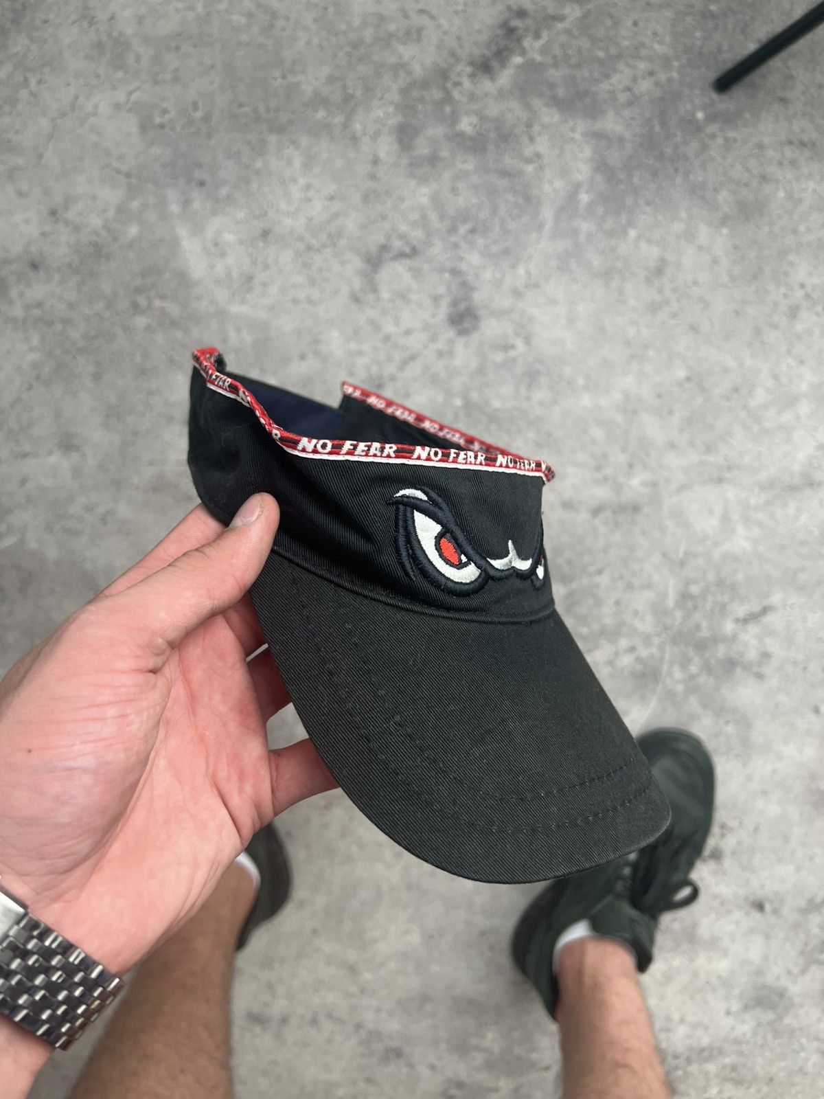 No Fear 🔥Rare 90’s NO FEAR Logo Size ONE SIZE - 5 Thumbnail