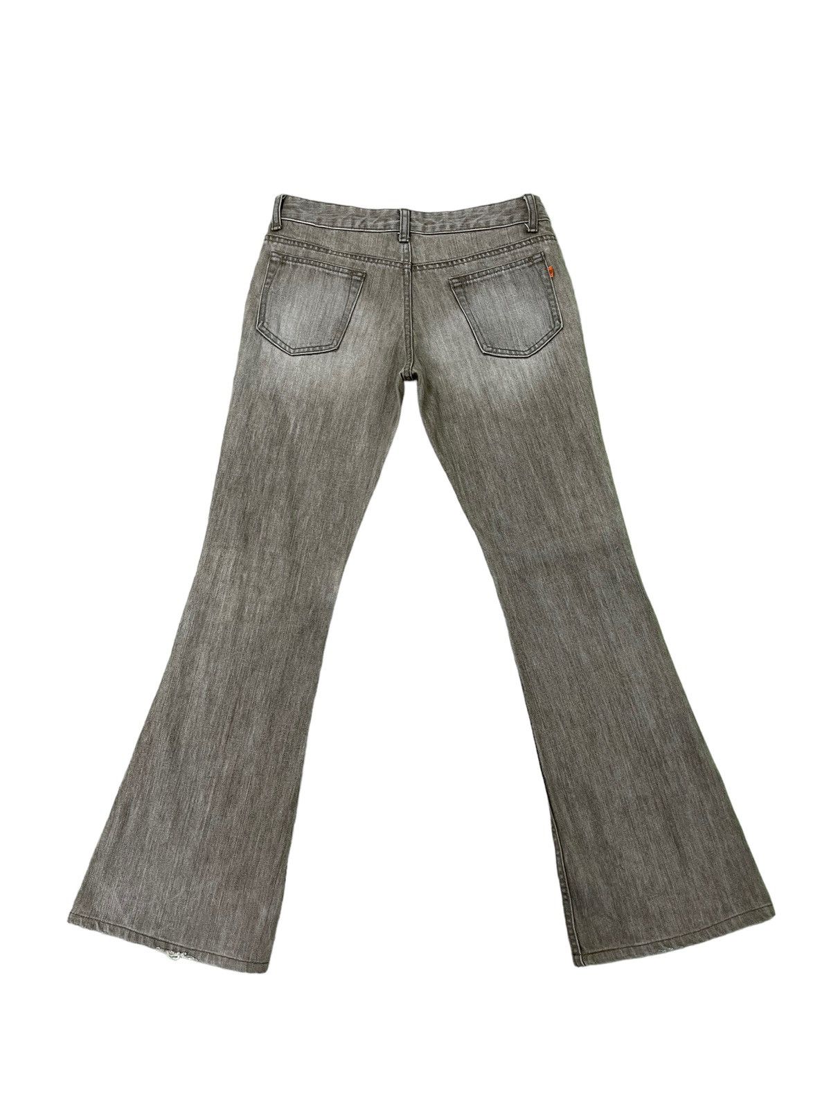 Japanese Brand Flare Jeans Sweet Camel Distress Low Rise Boot Cut 7🟦5 Size US 29 - 12 Thumbnail
