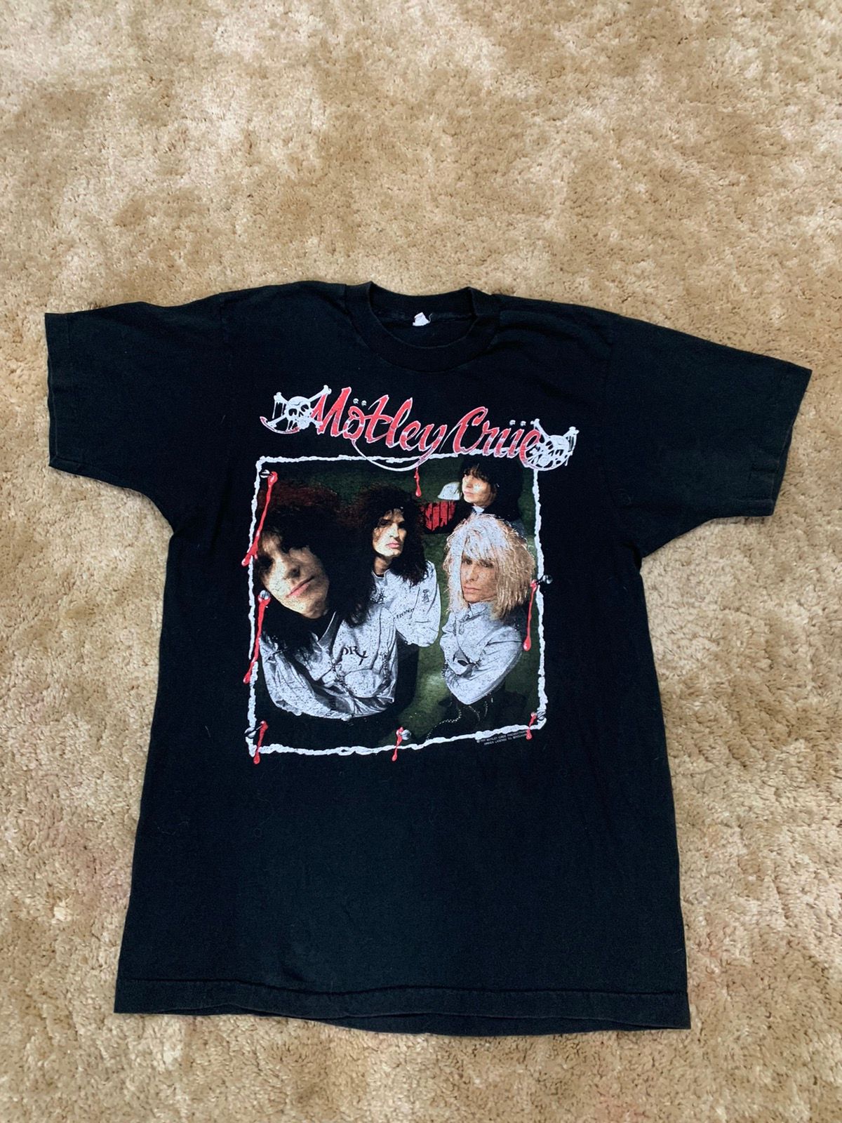 Vintage 1989 Motley Crue Dr.Feelgood Tour shirt Size US L / EU 52-54 / 3 - 1 Preview
