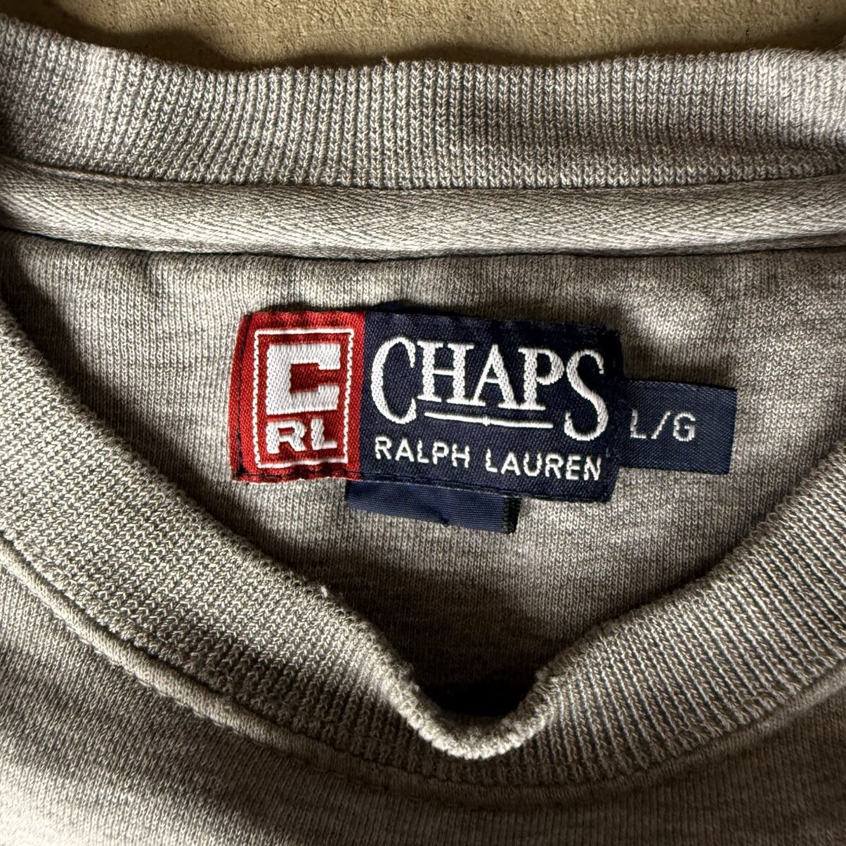 Chaps Ralph Lauren Grey boxy Ralph Lauren Chaps crewneck Size US L / EU 52-54 / 3 - 3 Thumbnail