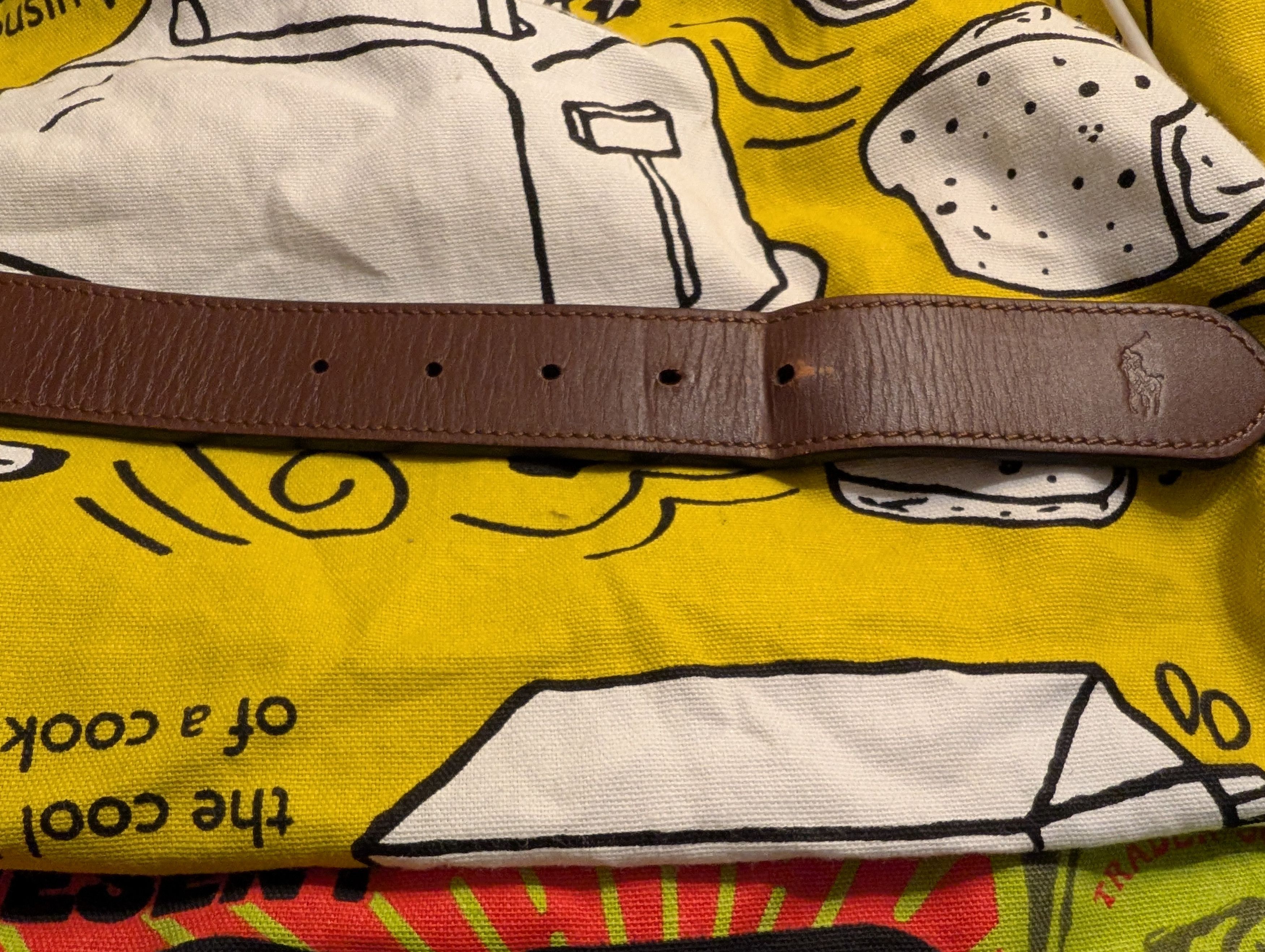 Polo Ralph Lauren Polo Ralph Lauren Men's Reversible Leather Belt Size 32 - 4 Thumbnail