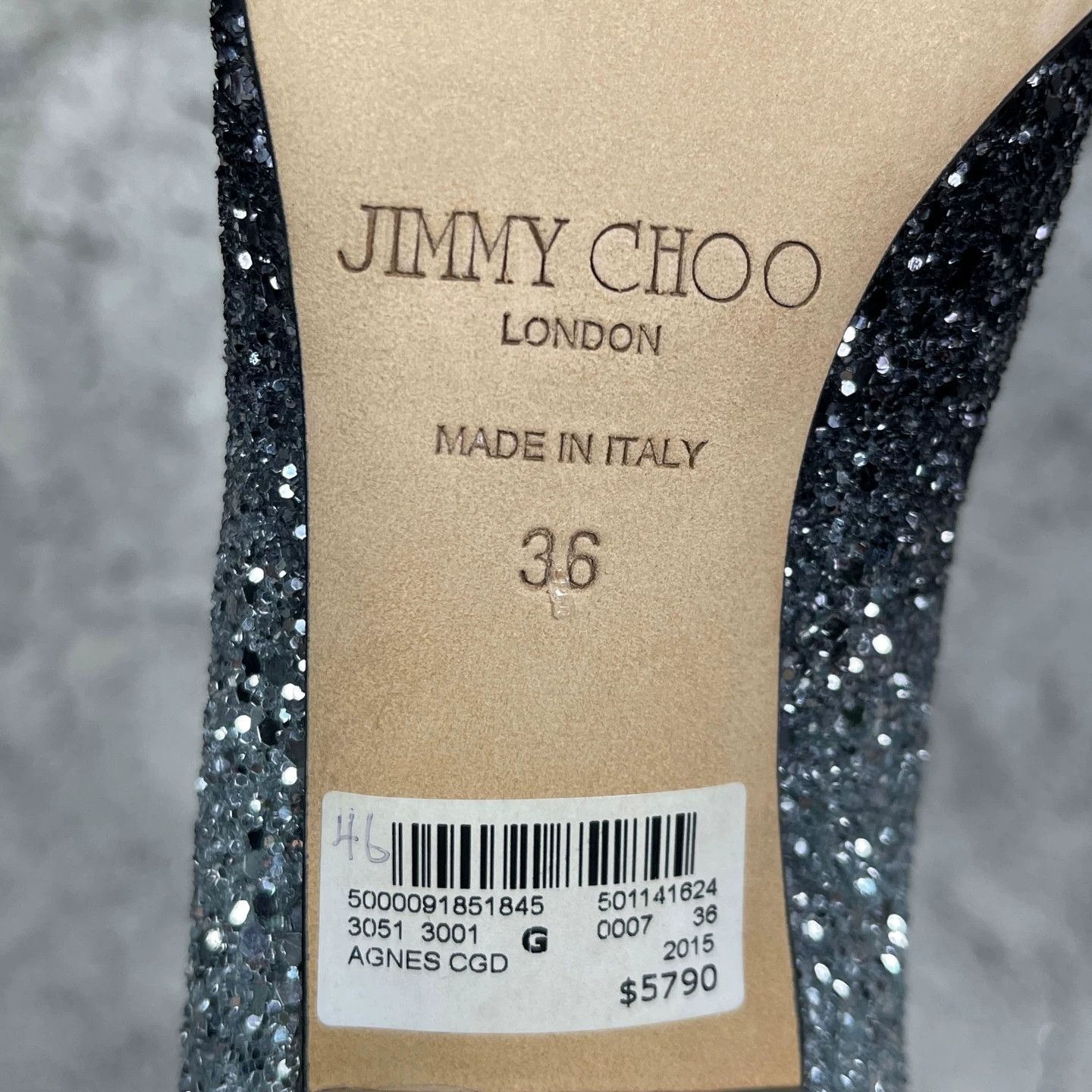 Jimmy Choo Jimmy Choo Gradient Sequin Pumps 36 Unworn Size US 5.5 / IT 35.5 - 9 Thumbnail