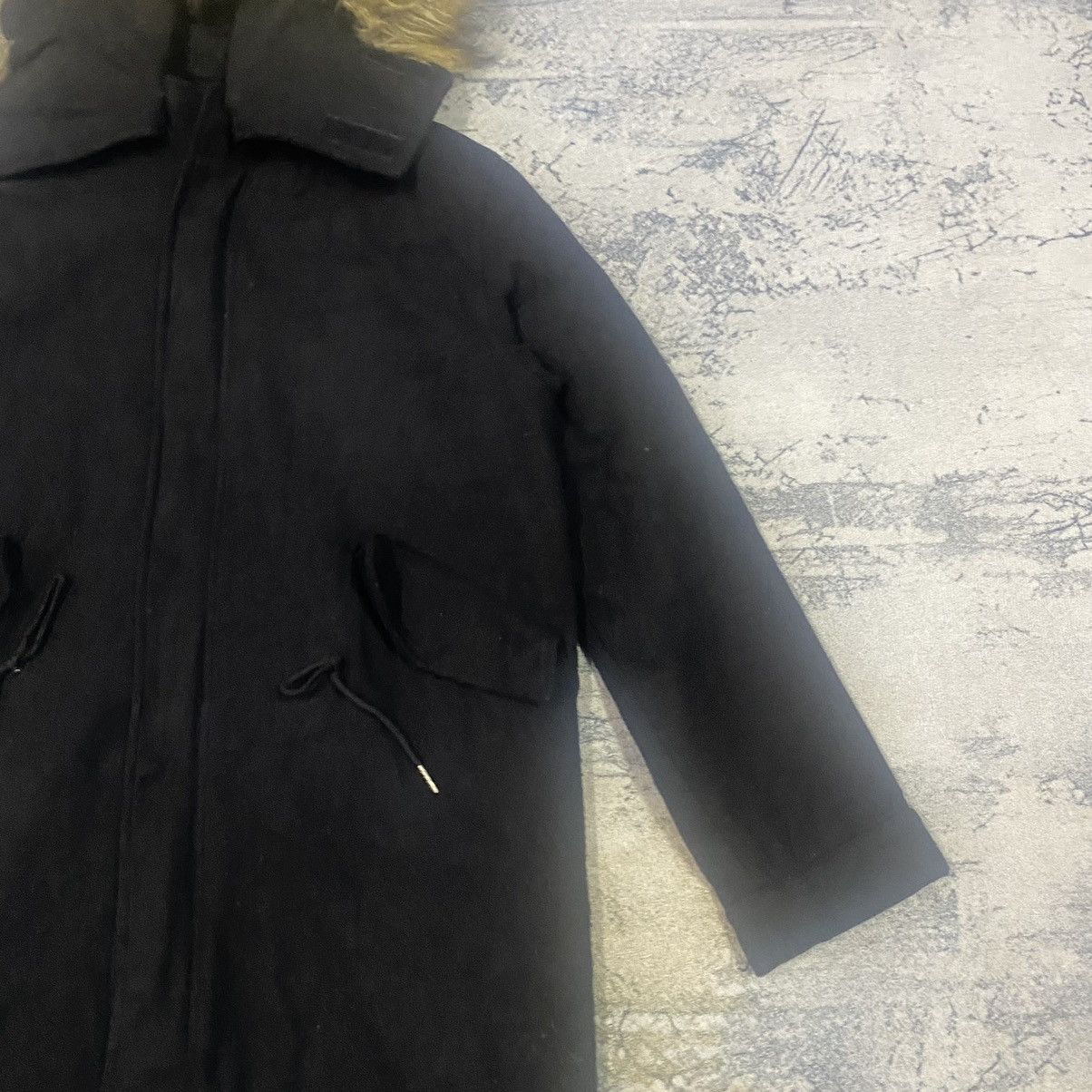 Vintage Vintage Temption Fluffy Fish Tail Black Military Jacket Size US M / EU 48-50 / 2 - 5 Thumbnail