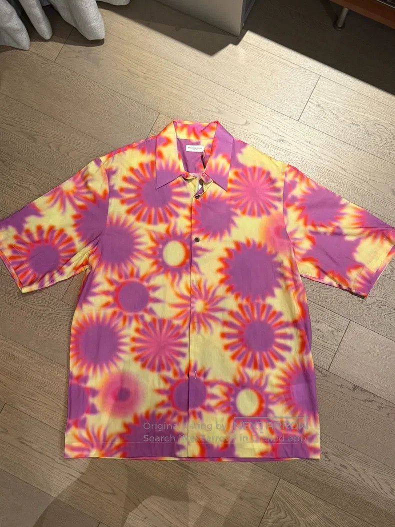 Dries Van Noten Dries Van Noten Short-sleeved pink top Size US S / EU 44-46 / 1 - 1 Thumbnail