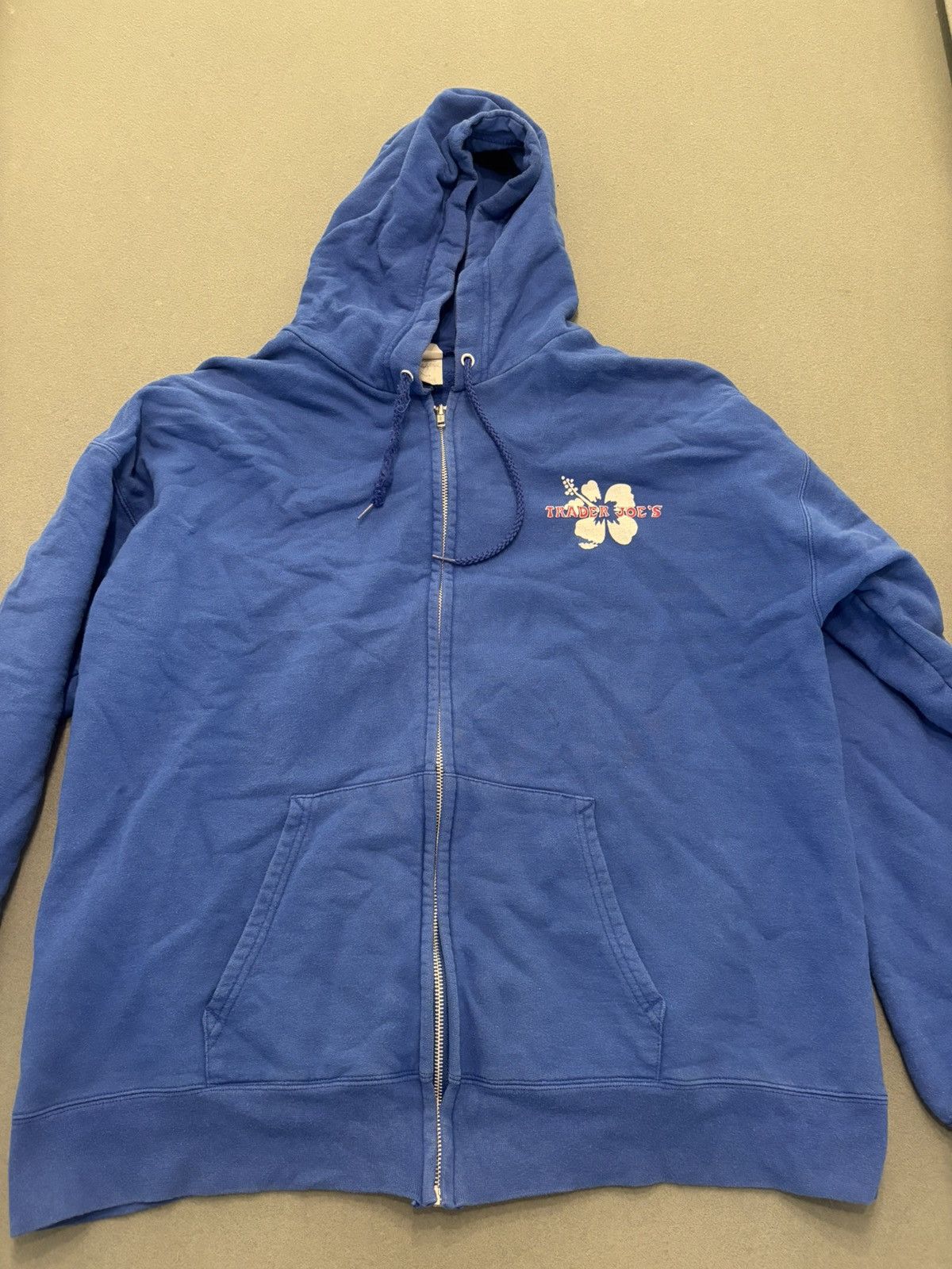Hanes Vintage Trader Joe’s Zip-Up Hoodie Size US L / EU 52-54 / 3 - 1 Thumbnail