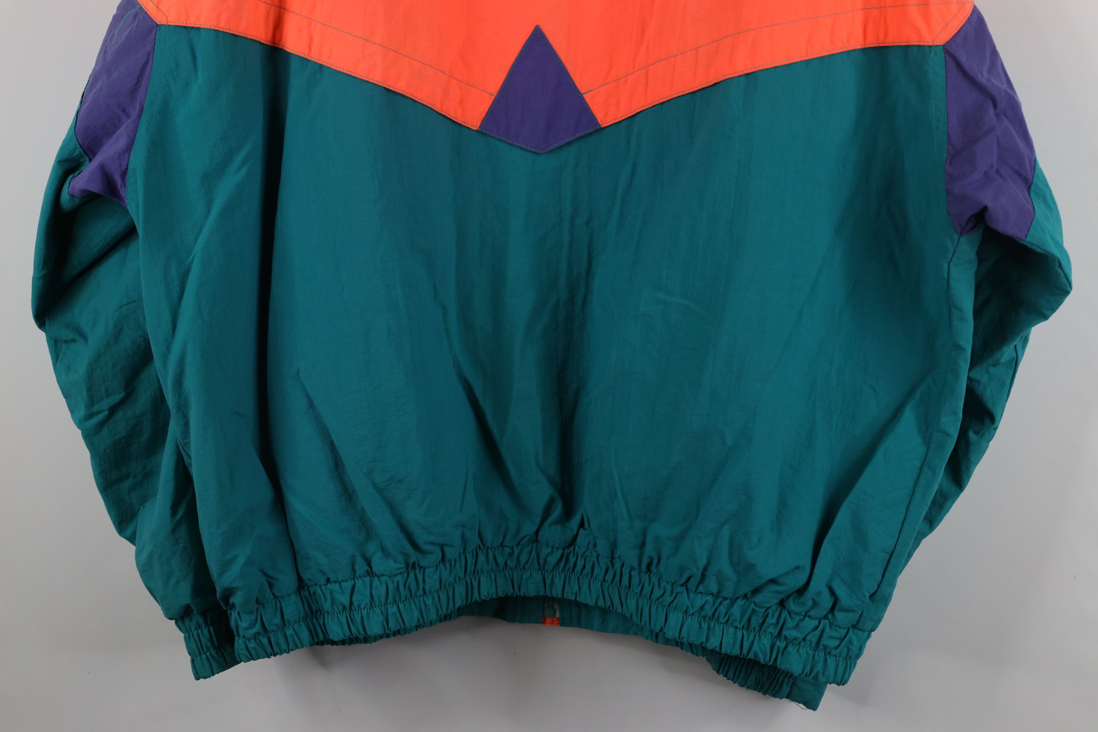 Vintage Vintage 90s Streetwear Full Zip Windbreaker Jacket Nylon Size US XL / EU 56 / 4 - 16 Thumbnail