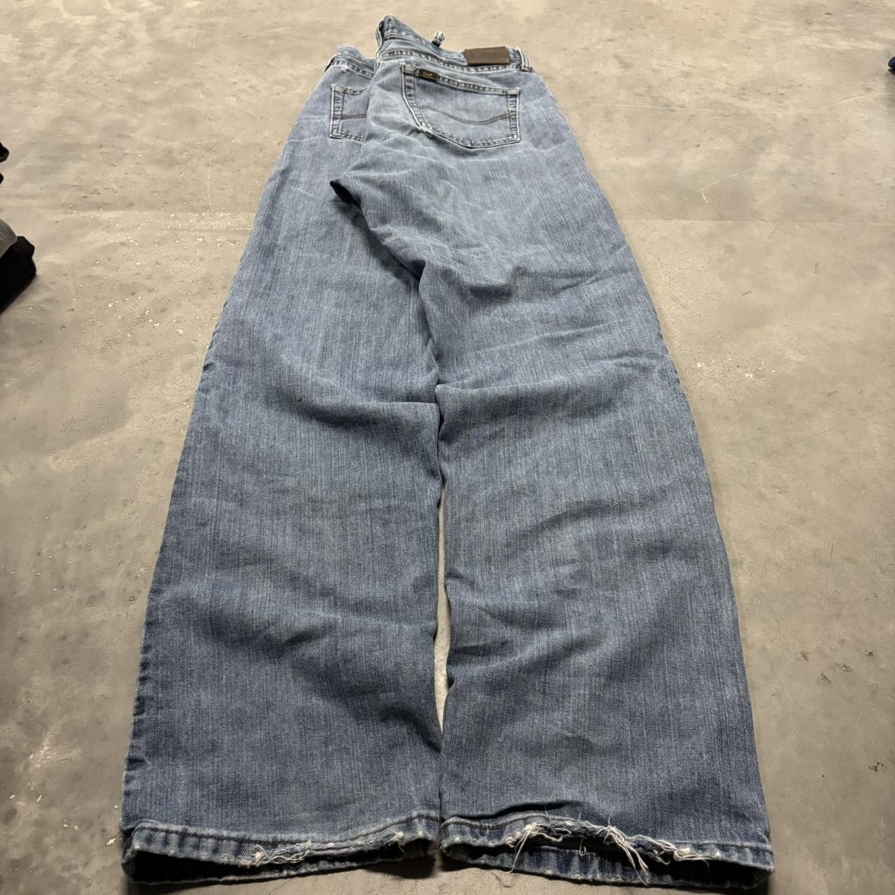 Japanese Brand × Vintage Crazy Vintage Y2K/2000s Baggy Medium Wash Denim Jeans! Size US 36 / EU 52 - 4 Thumbnail