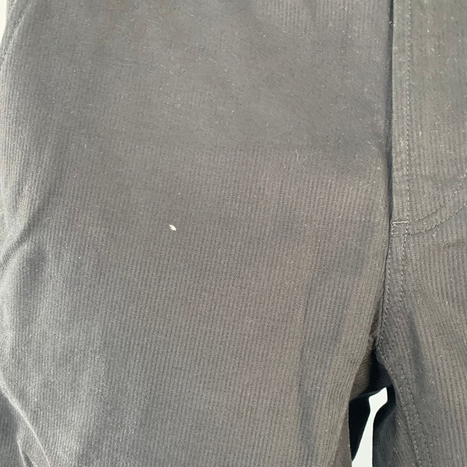 A.P.C. A.P.C. Black Corduroy Cotton Elastic Waistband Casual Pants Size US 32 / EU 48 - 3 Thumbnail