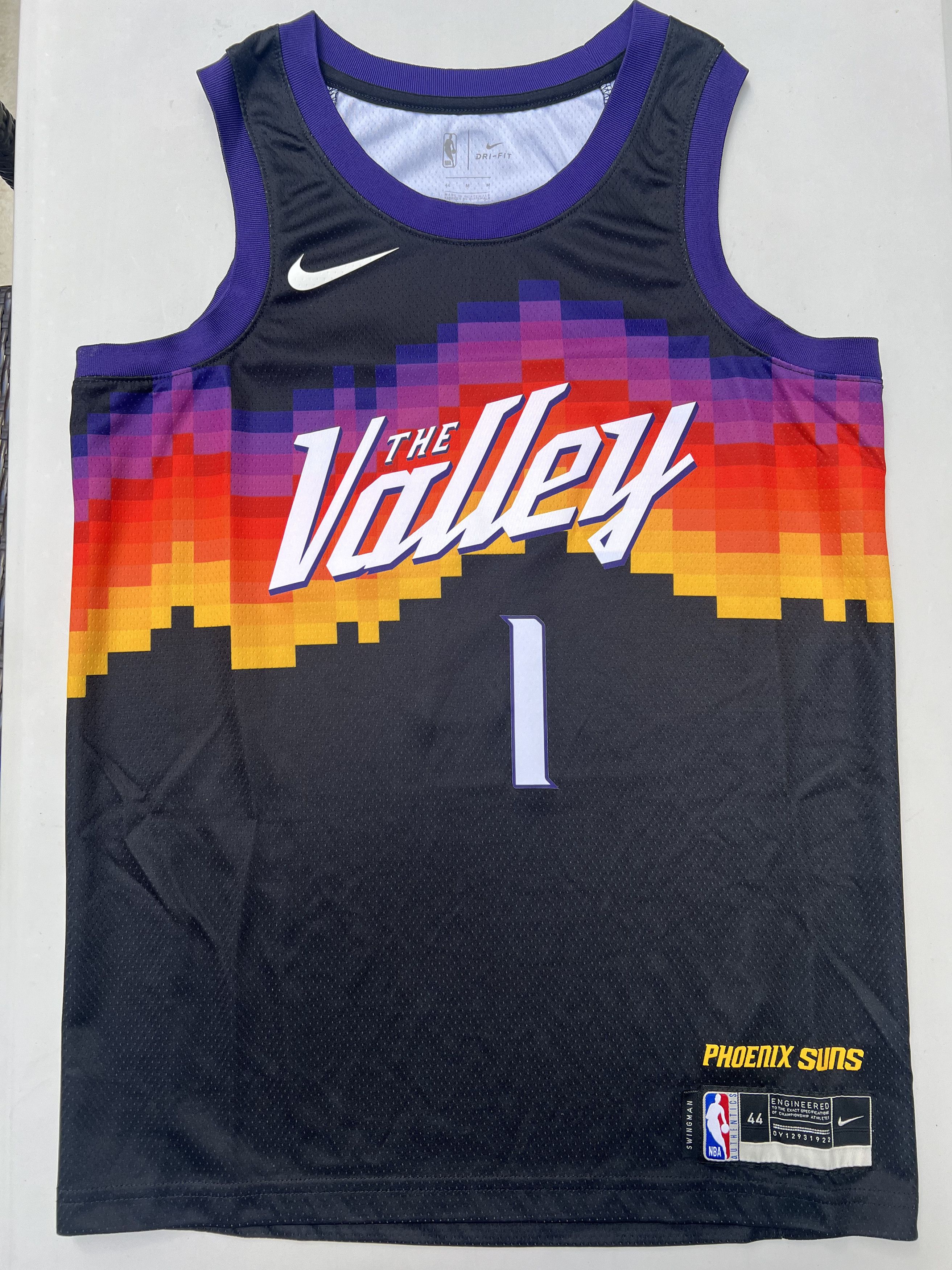 NBA × Nike Devin Booker Phoenix Suns 2020/2021 City Swingman Jersey Size US M / EU 48-50 / 2 - 1 Thumbnail