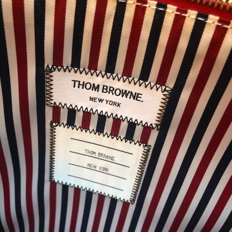 Thom Browne Thom Browne Size OSRed Whale Tortoise Embossed Handbag 2501 Size ONE SIZE - 4 Thumbnail