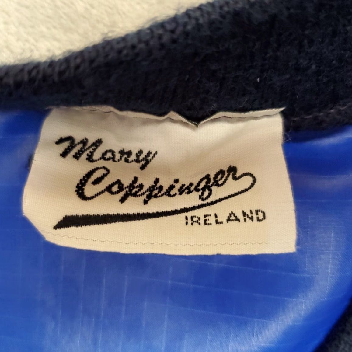 Vintage VINTAGE Mary Coppinger Jacket Mens L Blue Windbreaker Pullover V-Neck Ireland Golf Size US L / EU 52-54 / 3 - 5 Thumbnail