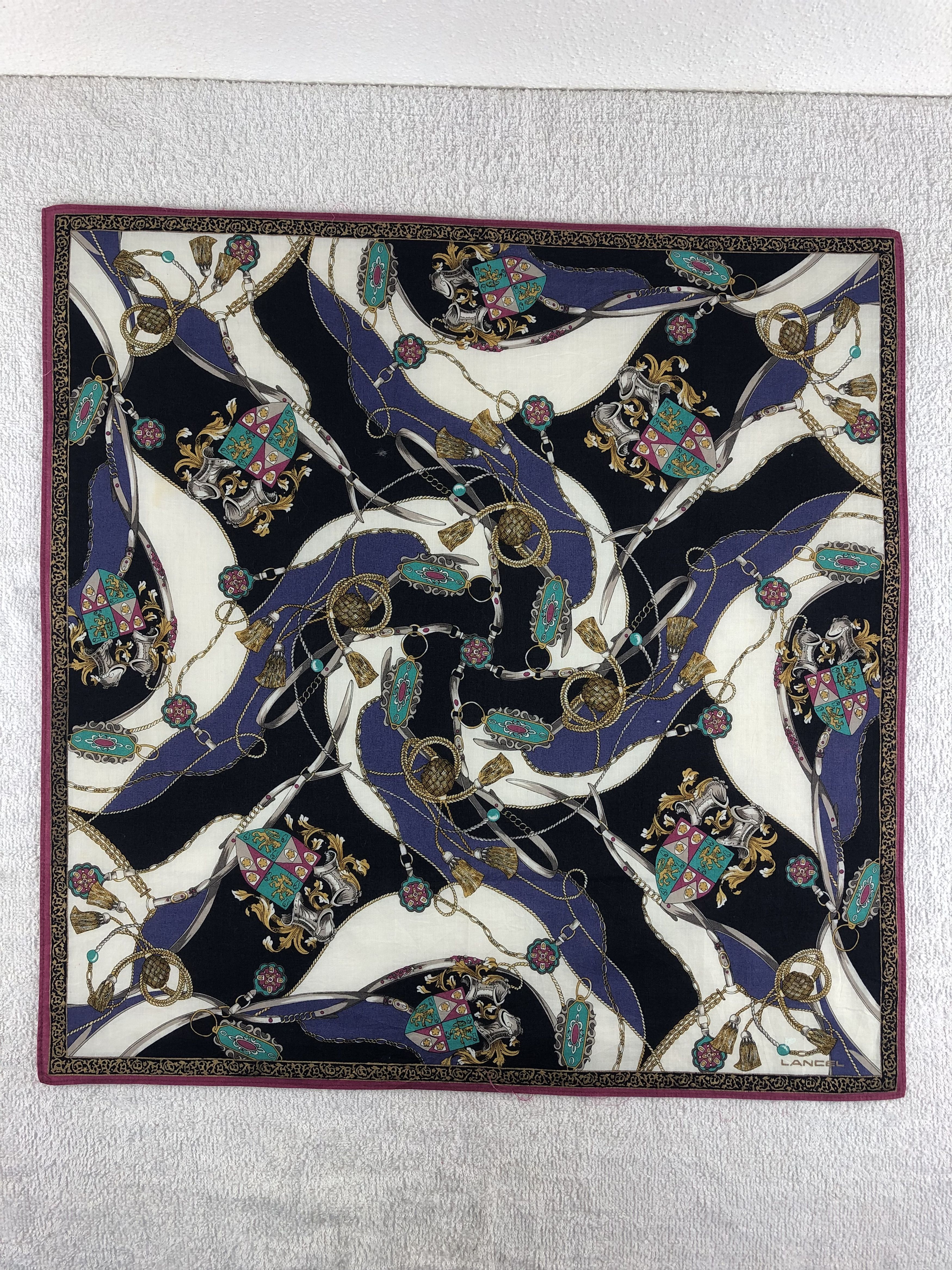 Lancel Lancel Handkerchief / Bandana / Neckerchief C315 Size ONE SIZE - 3 Thumbnail
