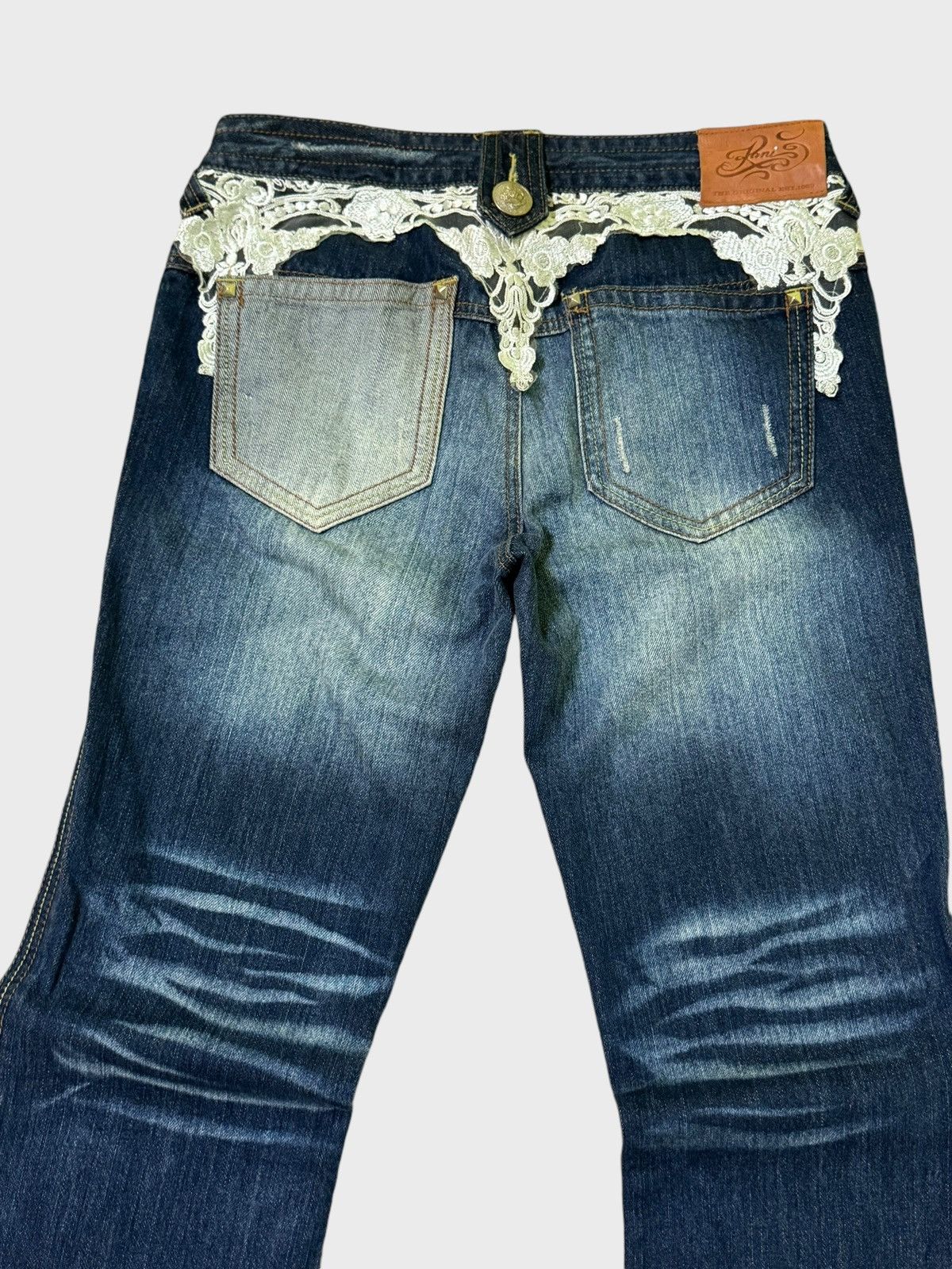 Karl Kani Flared KARL KANI Studded with Lace Detailing Size US 29 - 10 Thumbnail