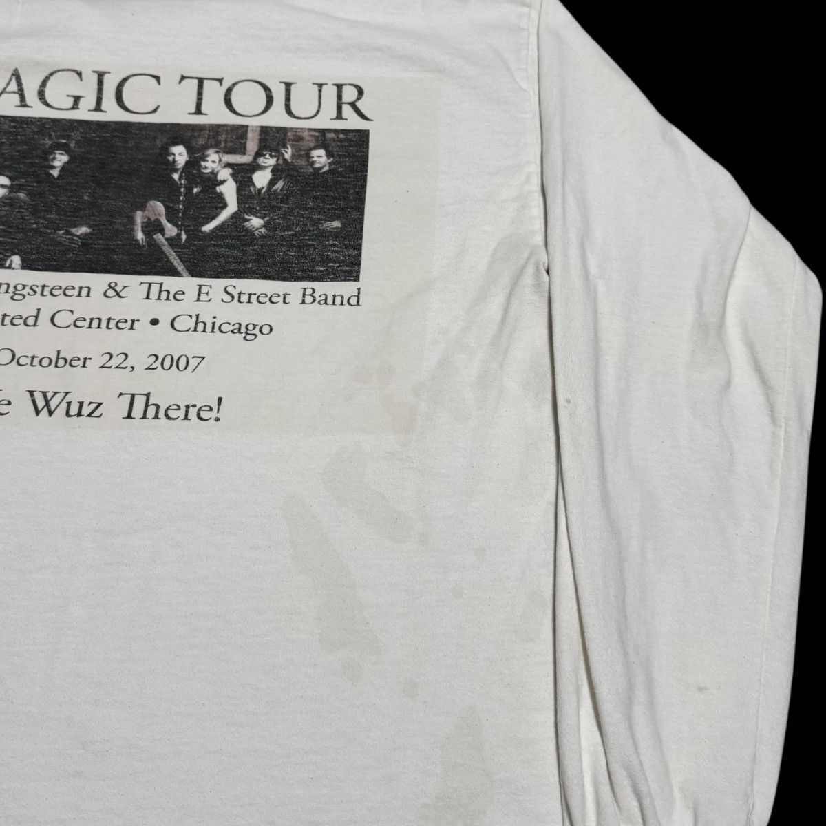 Gildan 2007 Bruce Springsteen Magic Tour Long Sleeve Shirt L FLAWS Size US L / EU 52-54 / 3 - 9 Thumbnail