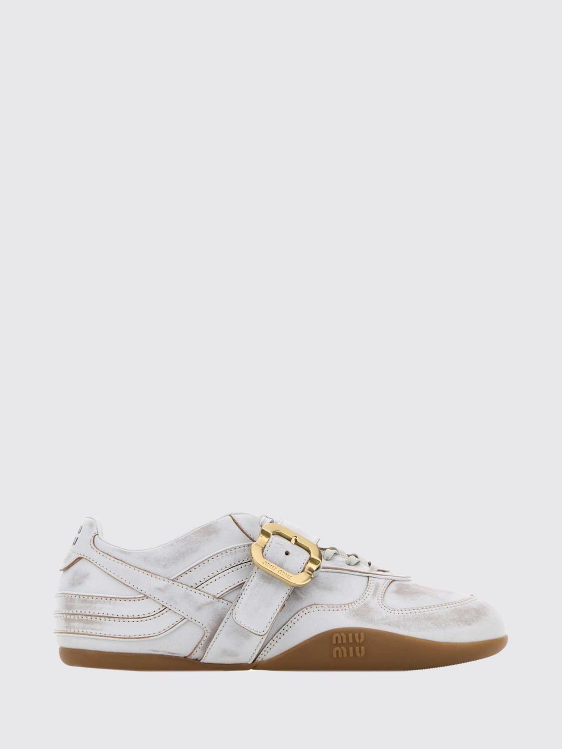 Miu Miu Miu Miu Sneakers Woman White Size US 7.5 / IT 37.5 - 1 Preview