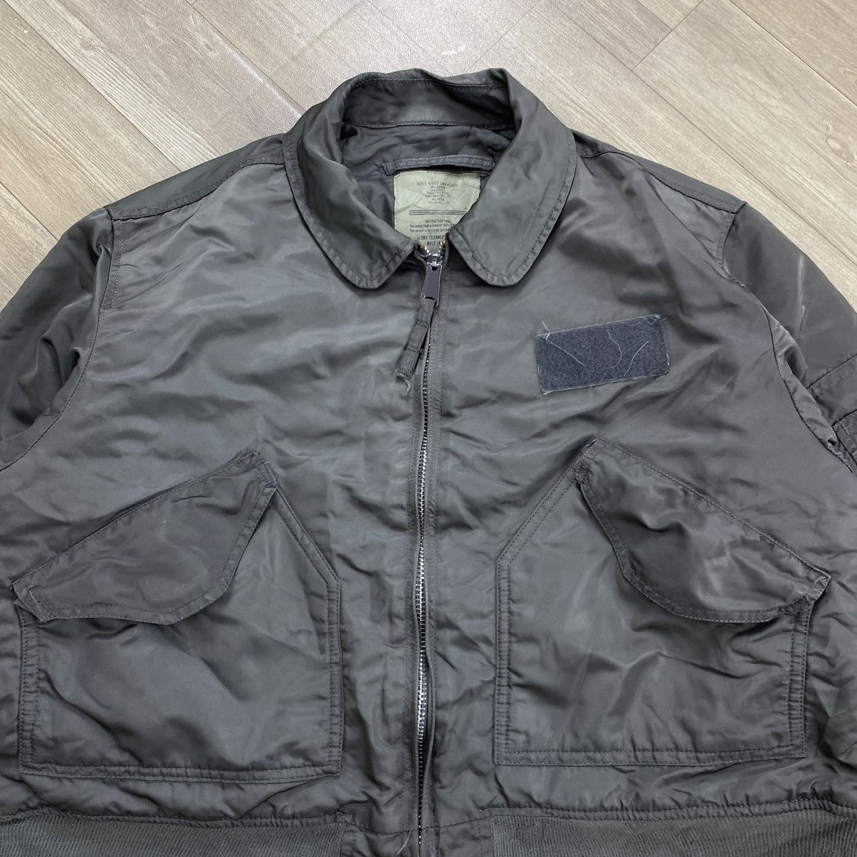Alpha Industries 🇺🇸Vintage Alpha Industries CWU 45/P Army Flight Bomber Jacket Size US XL / EU 56 / 4 - 2 Thumbnail
