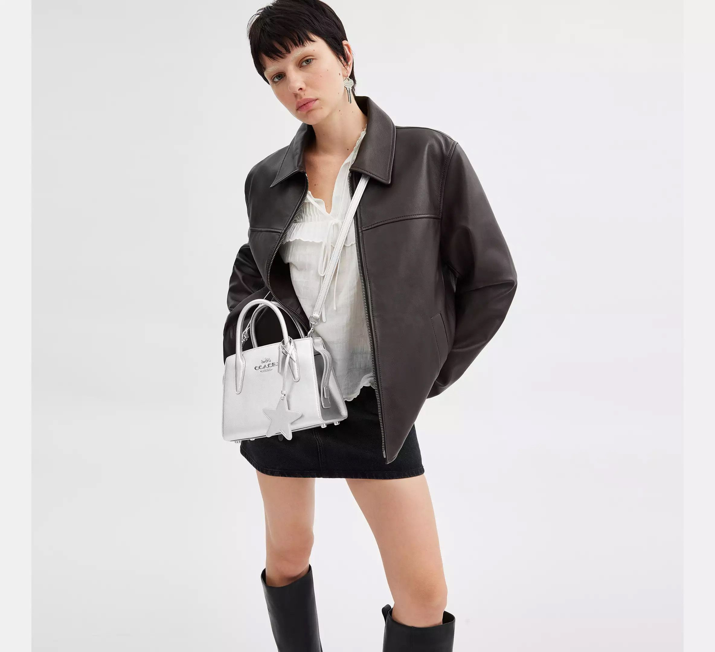 Coach Andrea Carryall Bag CW024 Size ONE SIZE - 9 Thumbnail