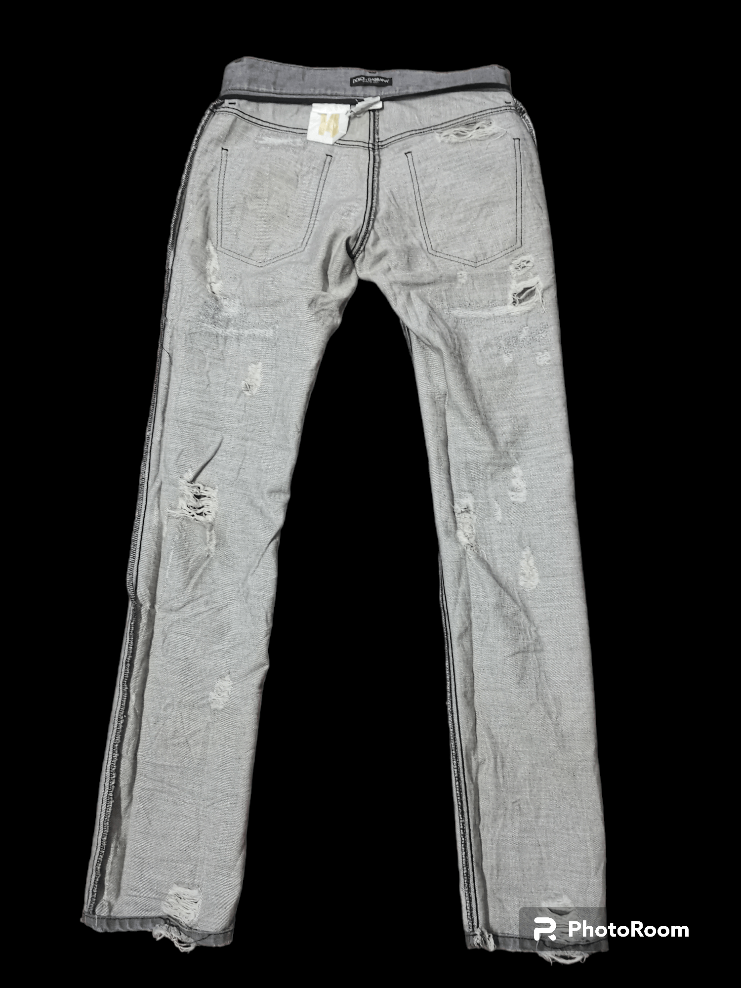 Dolce & Gabbana 💥Rare💥 Dolce & Gabbana Distressed Denim Size US 31 - 14 Thumbnail