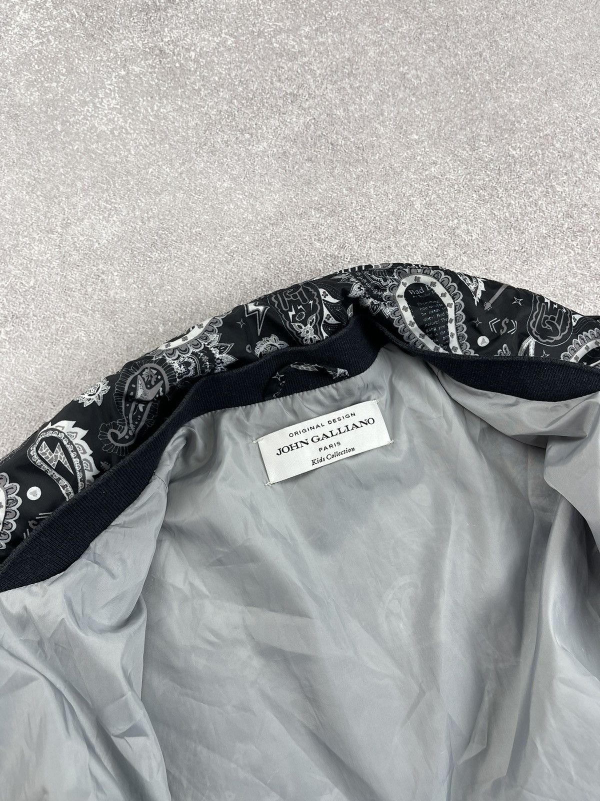 John Galliano John Galliano Kids Collection Paisley Nylon Jacket Size 16 Size US XS / EU 42 / 0 - 11 Thumbnail