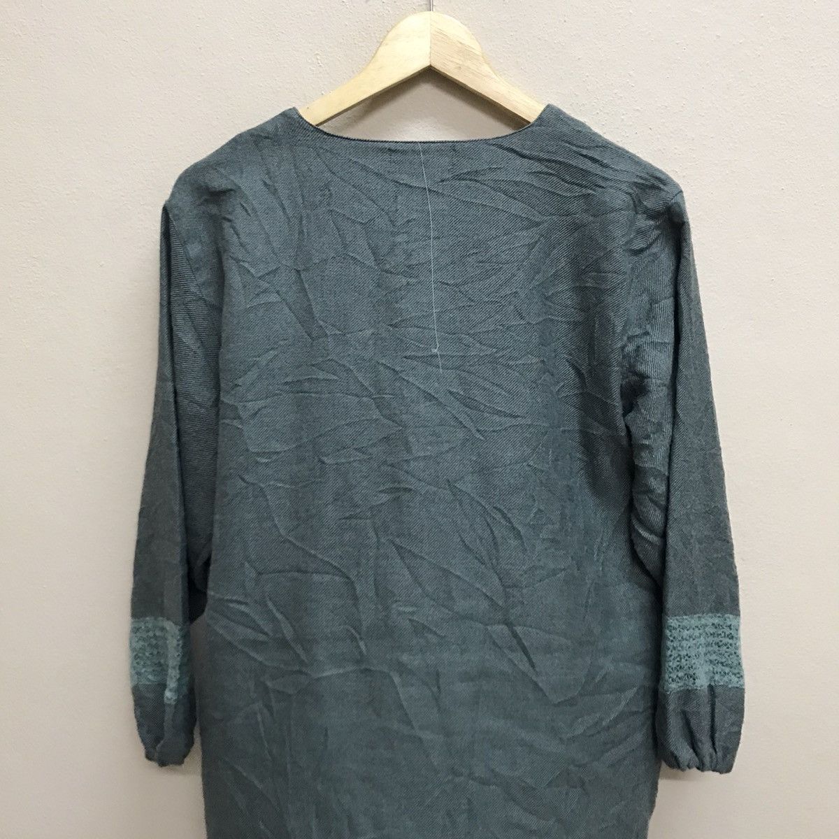 Issey Miyake × Japanese Brand × Vintage Im Product Linen Button Up Open Colar Size M / US 6-8 / IT 42-44 - 15 Thumbnail