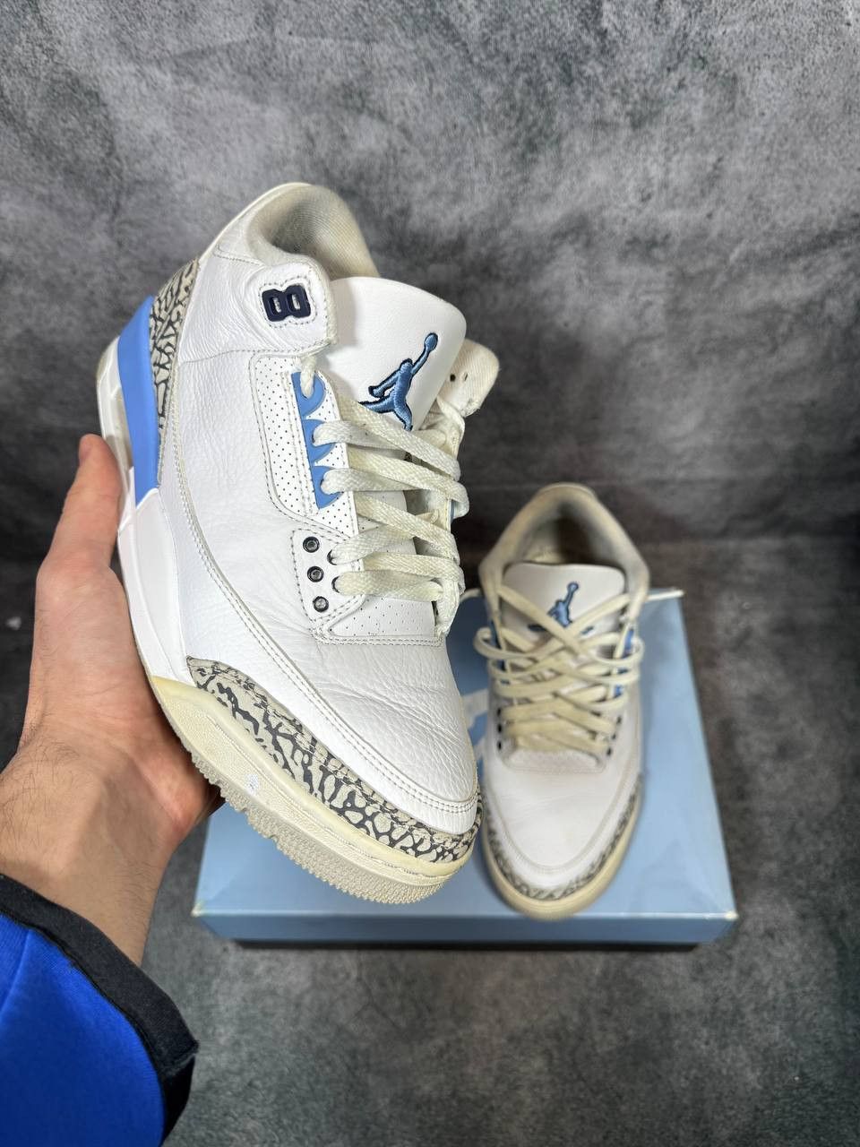 Jordan Brand Size 8 | Jordan 3 UNC With Box | Pre-Owned Size US 8 / EU 41 - 1 Thumbnail