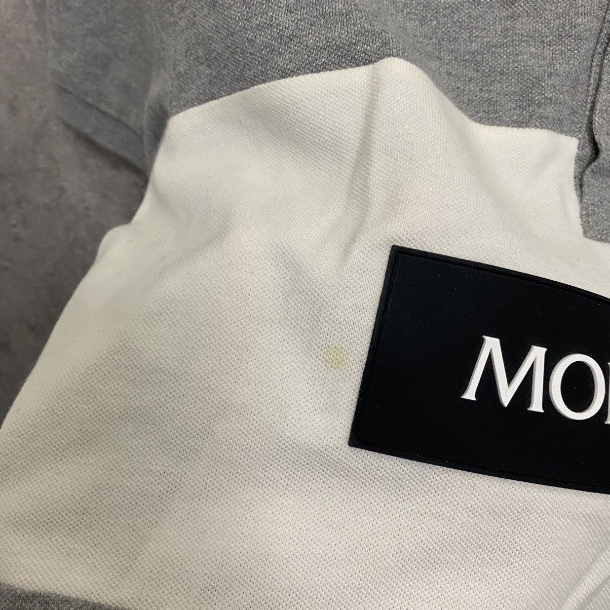 Moncler Moncler Polo T-shirt Big Logo Size US XS / EU 42 / 0 - 7 Thumbnail