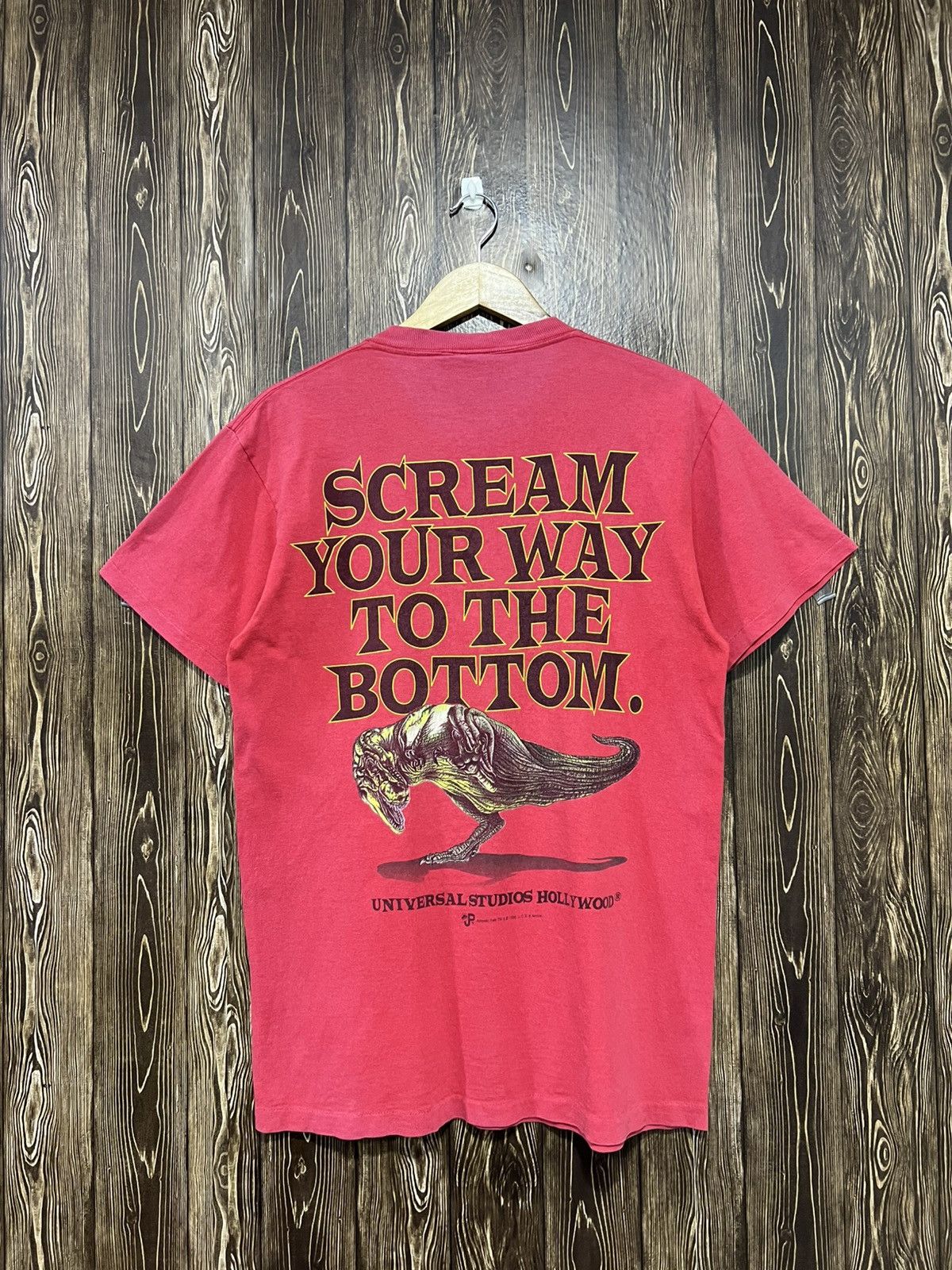 Universal Studios Vintage 90s Jurassic Park The Ride Promo Tshirt Size US M / EU 48-50 / 2 - 8 Thumbnail