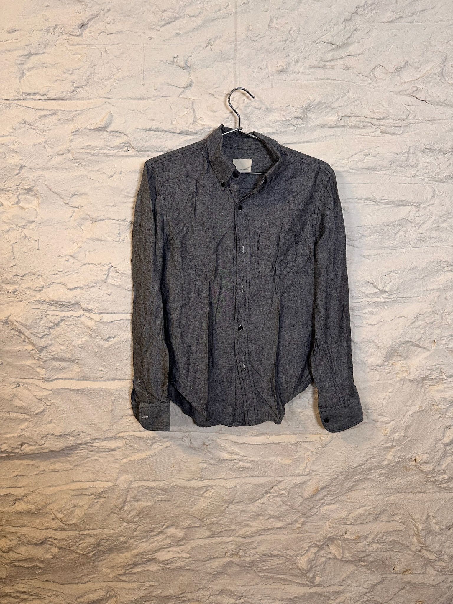 Band Of Outsiders Grey long sleeve button down Size US S / EU 44-46 / 1 - 1 Thumbnail