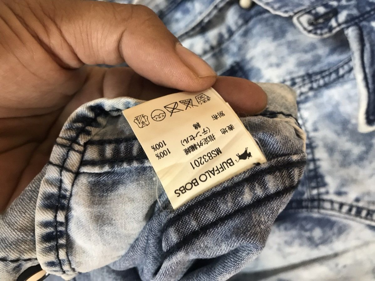 BUFFALO BOBS × If Six Was Nine × Seditionaries ‼️BUFFALO BOBS SHIRT BUTTON UPS ACID WASH RARE PATTERN‼️ Size M / US 6-8 / IT 42-44 - 7 Thumbnail
