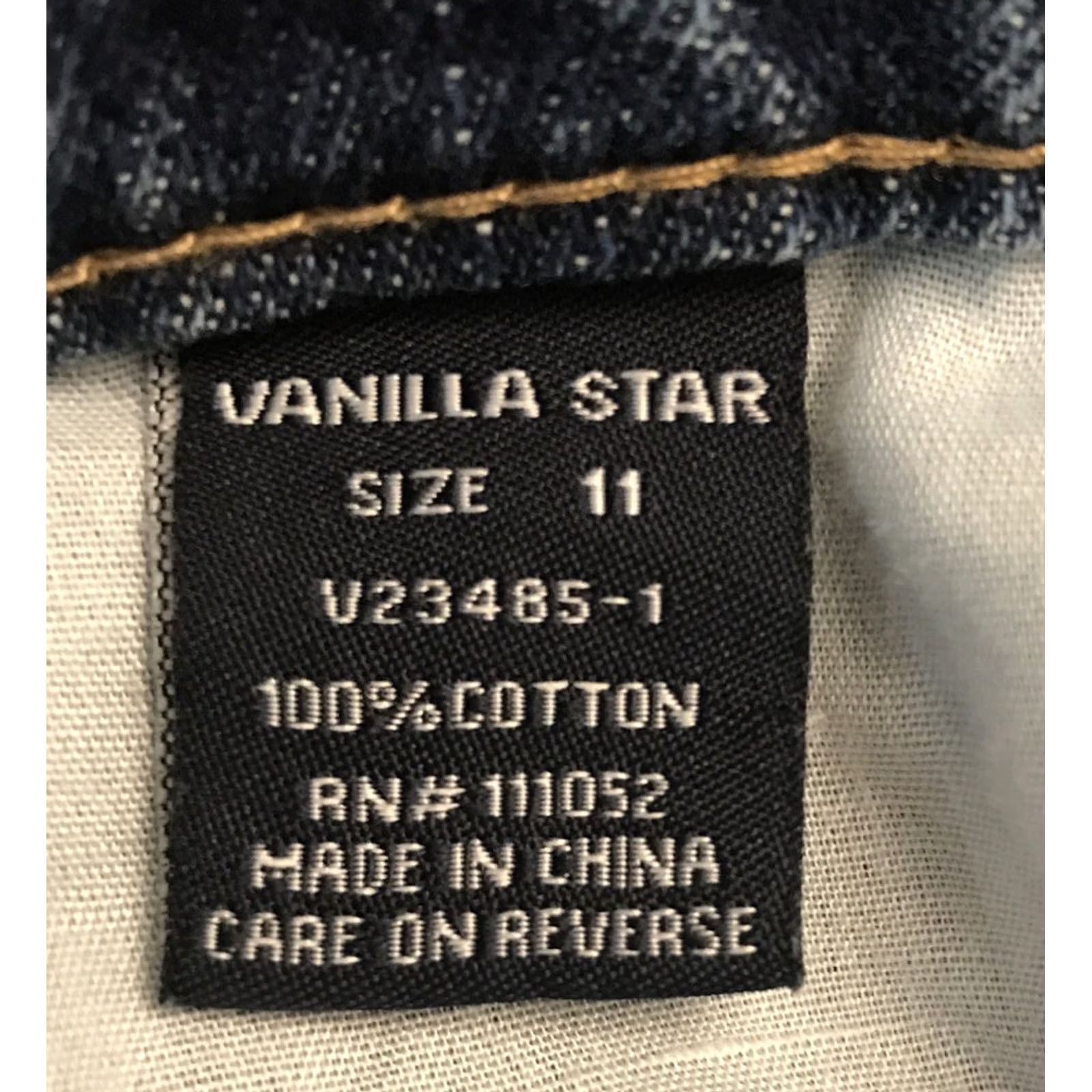 Vintage NWT Vanilla Star Denim Juniors Jeans - Distressed Blue Size 32" / US 10 / IT 46 - 7 Thumbnail
