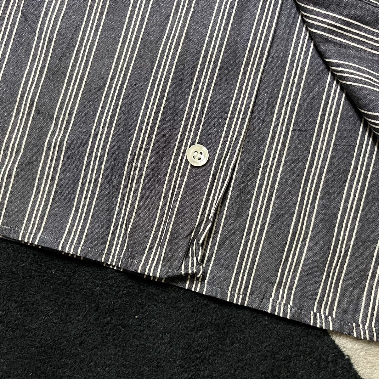 Dior Christian Dior Monsieur Vintage Stripe Button Shirt Size US XL / EU 56 / 4 - 8 Thumbnail