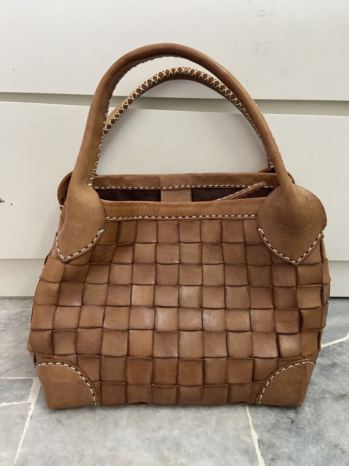 Genuine Leather Genuine Leather Patina Peaks Peak Japan Bag Size ONE SIZE - 8 Thumbnail