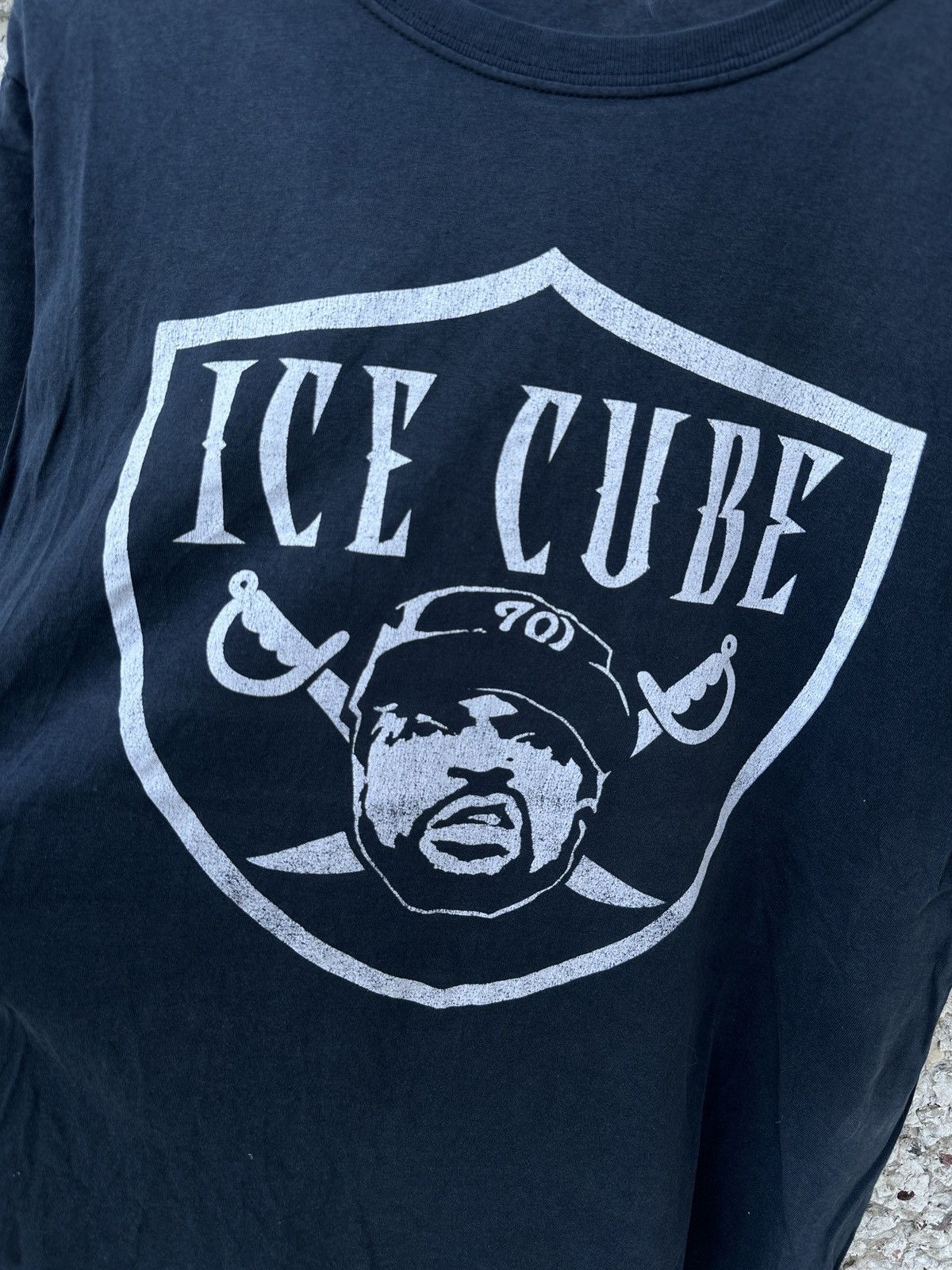 Rap Tees × Vintage Vintage 2000s y2k trashed Ice Cube tee t-shirt Size US L / EU 52-54 / 3 - 3 Thumbnail