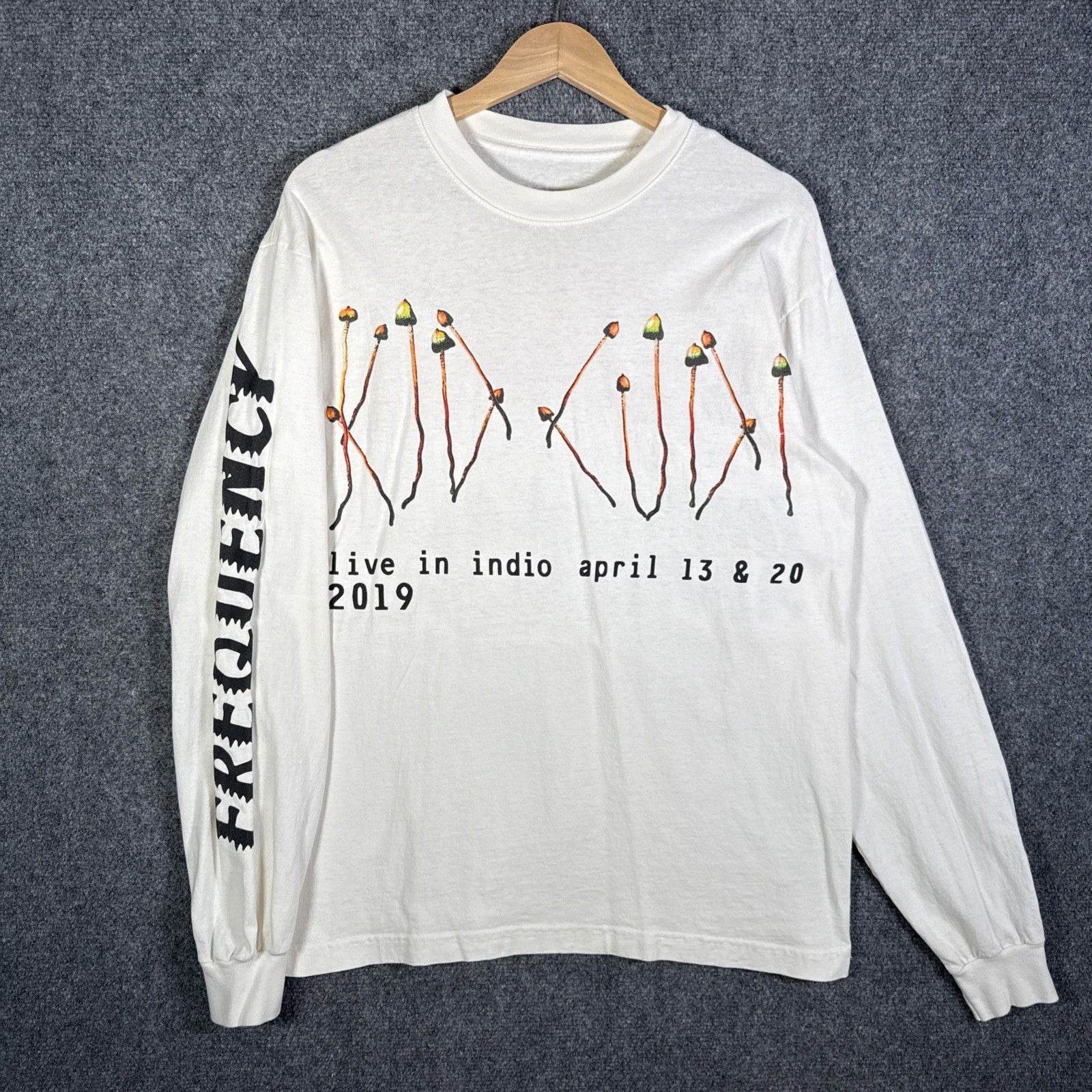 Kid Cudi Kid Cudi Shirt Mens White Y2K Illusions Tour Frequency Tour Size US M / EU 48-50 / 2 - 1 Thumbnail