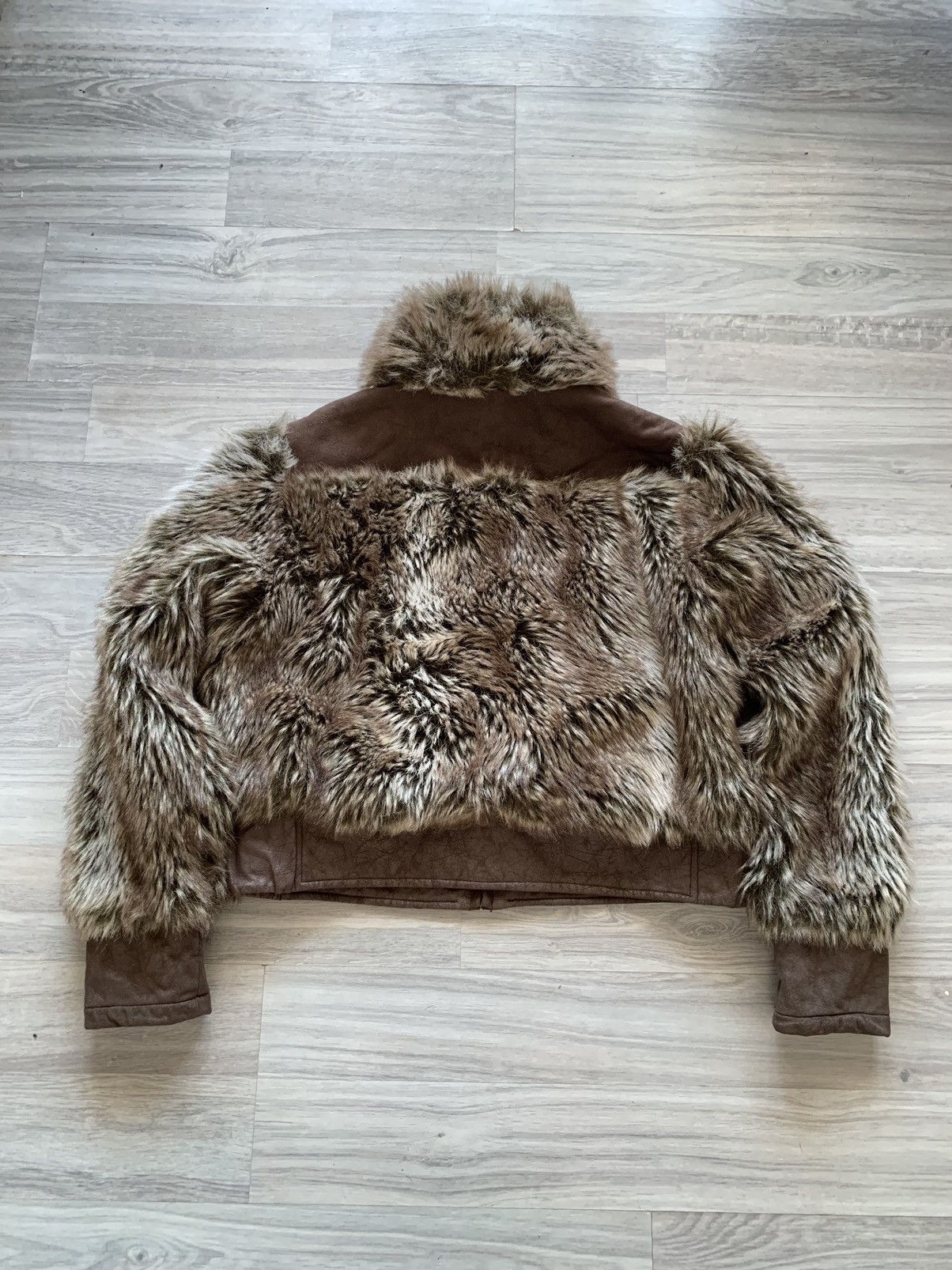 Hysteric Glamour × Japanese Brand × Le Grande Bleu (L.G.B.) Fuzzy MK One wmns Y2K Fur jacket ifsixwasnine LGB styled Size US M / EU 48-50 / 2 - 6 Thumbnail