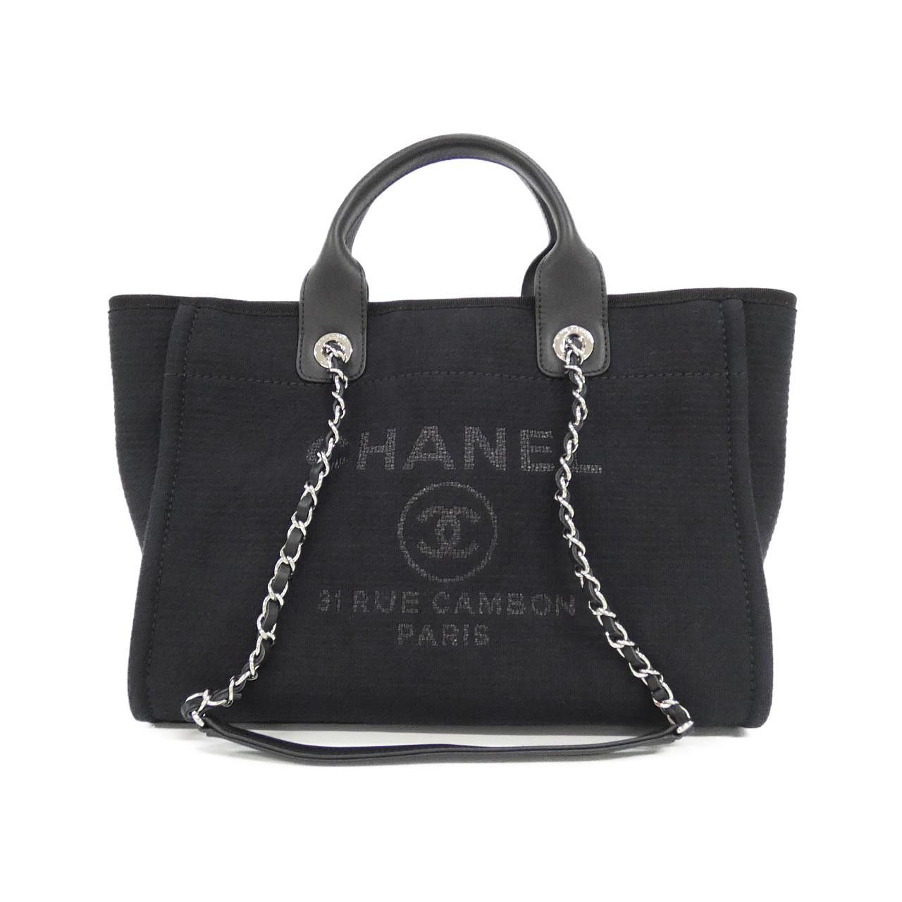 Chanel Chanel Chanel Deauville Line Mixed Fiber Bag Textile Tote Bag AS3257 DUTY FREE for USA Size ONE SIZE - 1 Thumbnail