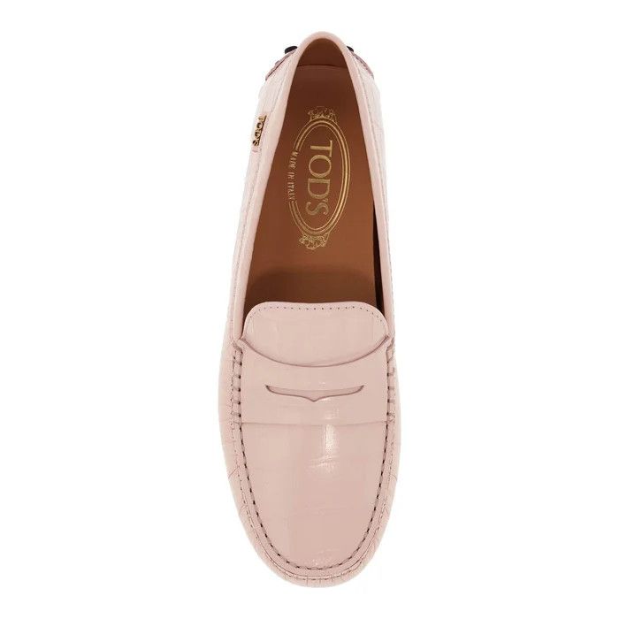 Tod's o1s22i1n1024 Leather Driving Loafers in Pink Size US 6 / IT 36 - 2 Thumbnail