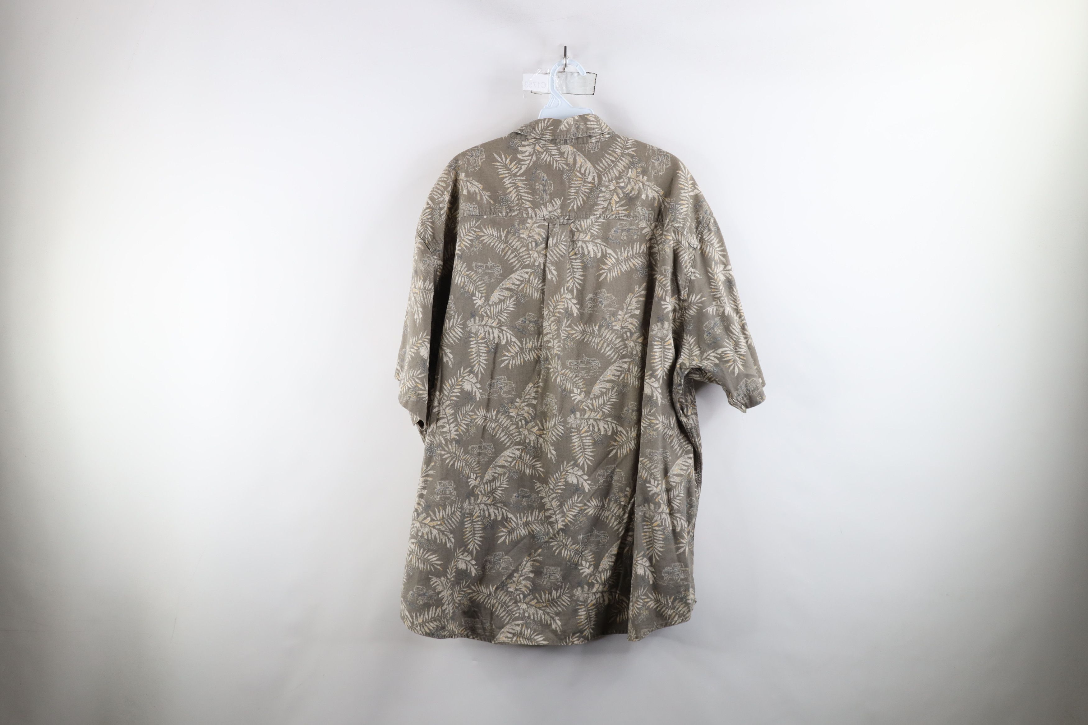Vintage × Woolrich Woolen Mills Vintage 90s Woolrich All Over Print Hawaiian Button Shirt Size US XXL / EU 58 / 5 - 9 Thumbnail