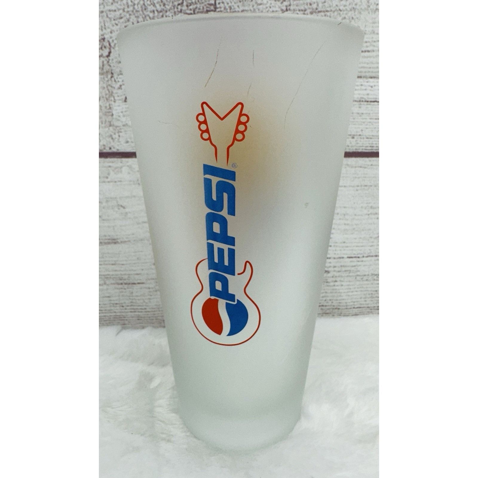 Pepsi Hard Rock Cafe Frosted Drinking Glass Cup Tumbler 50 Years O Size ONE SIZE - 3 Thumbnail