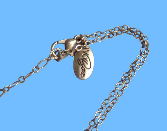 Other Gold Tone Metal Rose Flower Pendant Chain Necklace 18" Size ONE SIZE - 4 Thumbnail