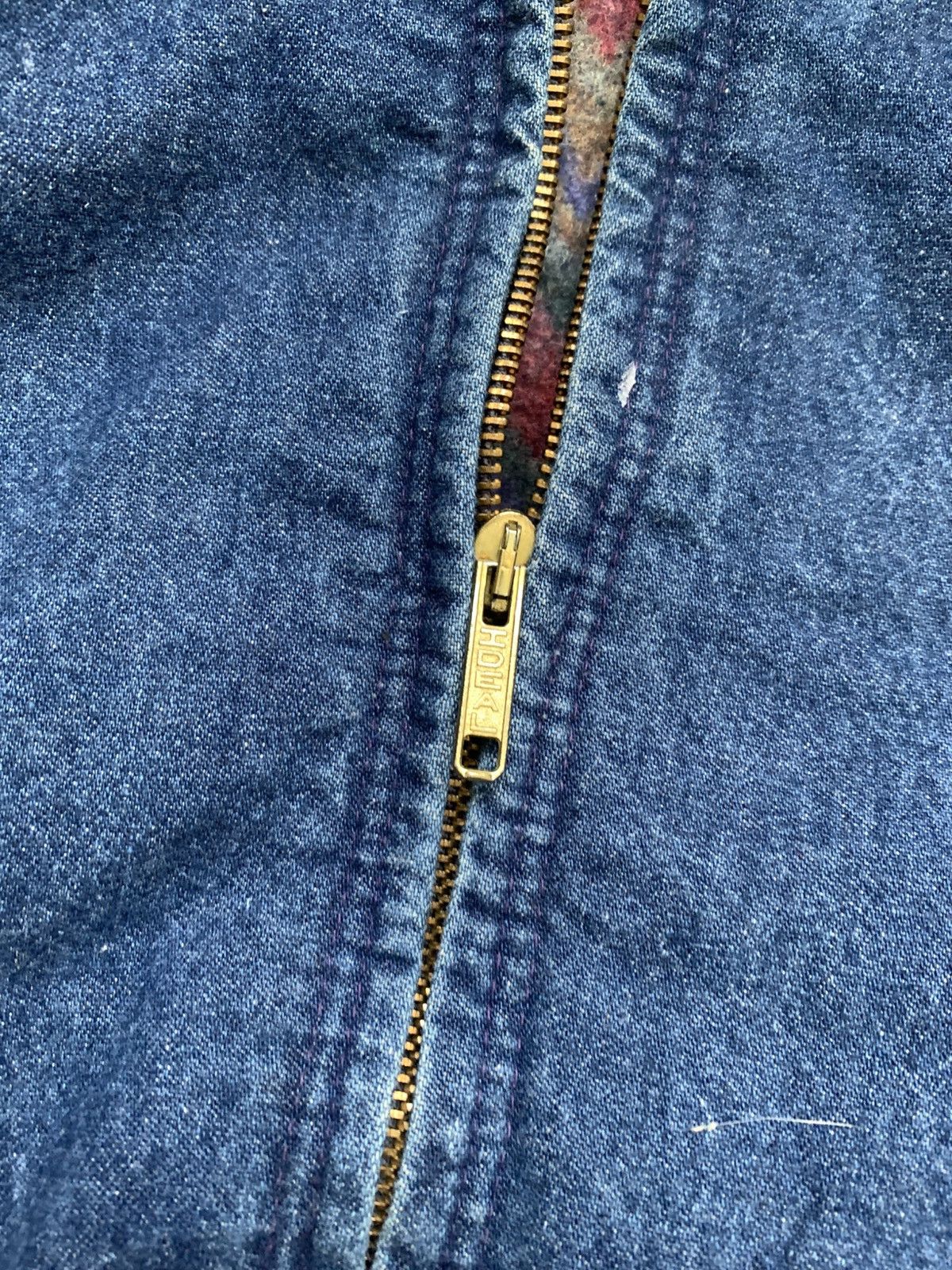 Oshkosh 🔥VINTAGE OSHKOSH DENIM BOMBER 90s MADE IN USA Size US S / EU 44-46 / 1 - 8 Thumbnail