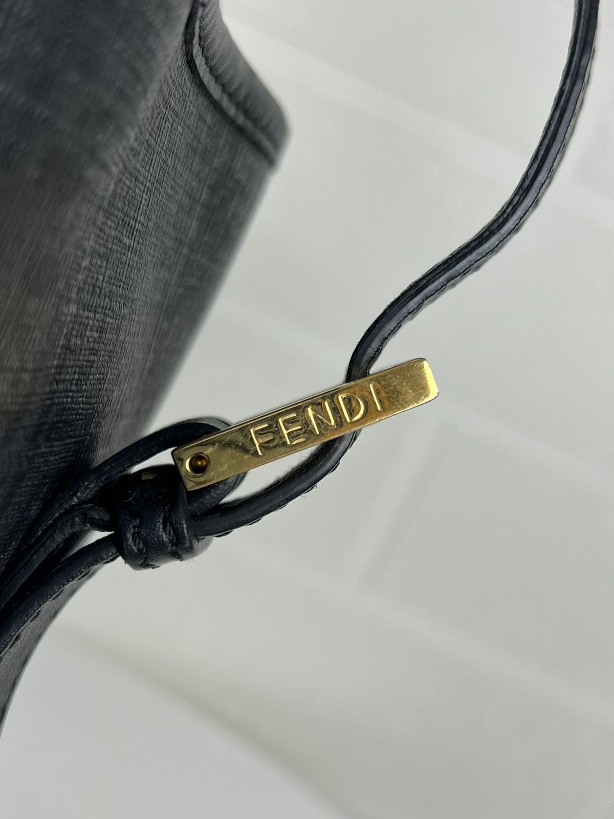 Fendi FENDI ZUCCHINO Hand Bag FF Monogram Canvas Black Women’s Size ONE SIZE - 7 Thumbnail