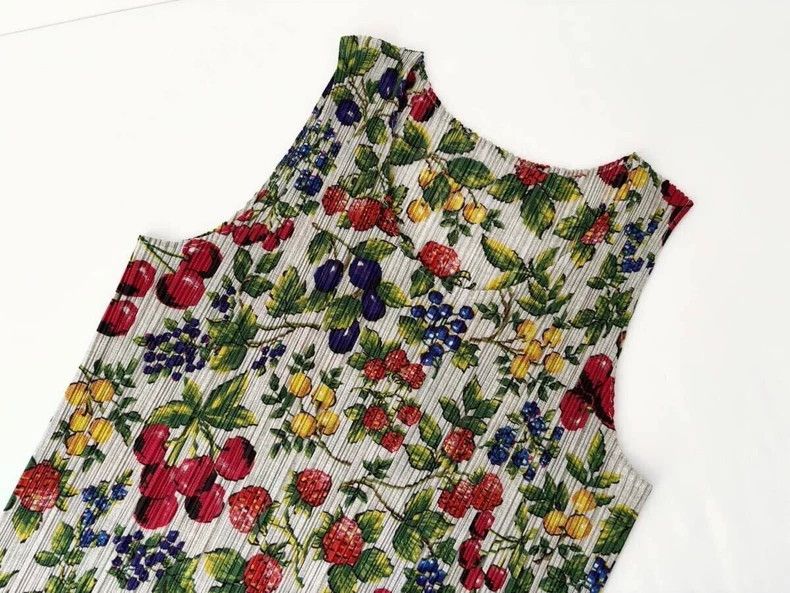 Issey Miyake Issey Miyake Cherry vest Size L / US 10 / IT 46 - 5 Thumbnail