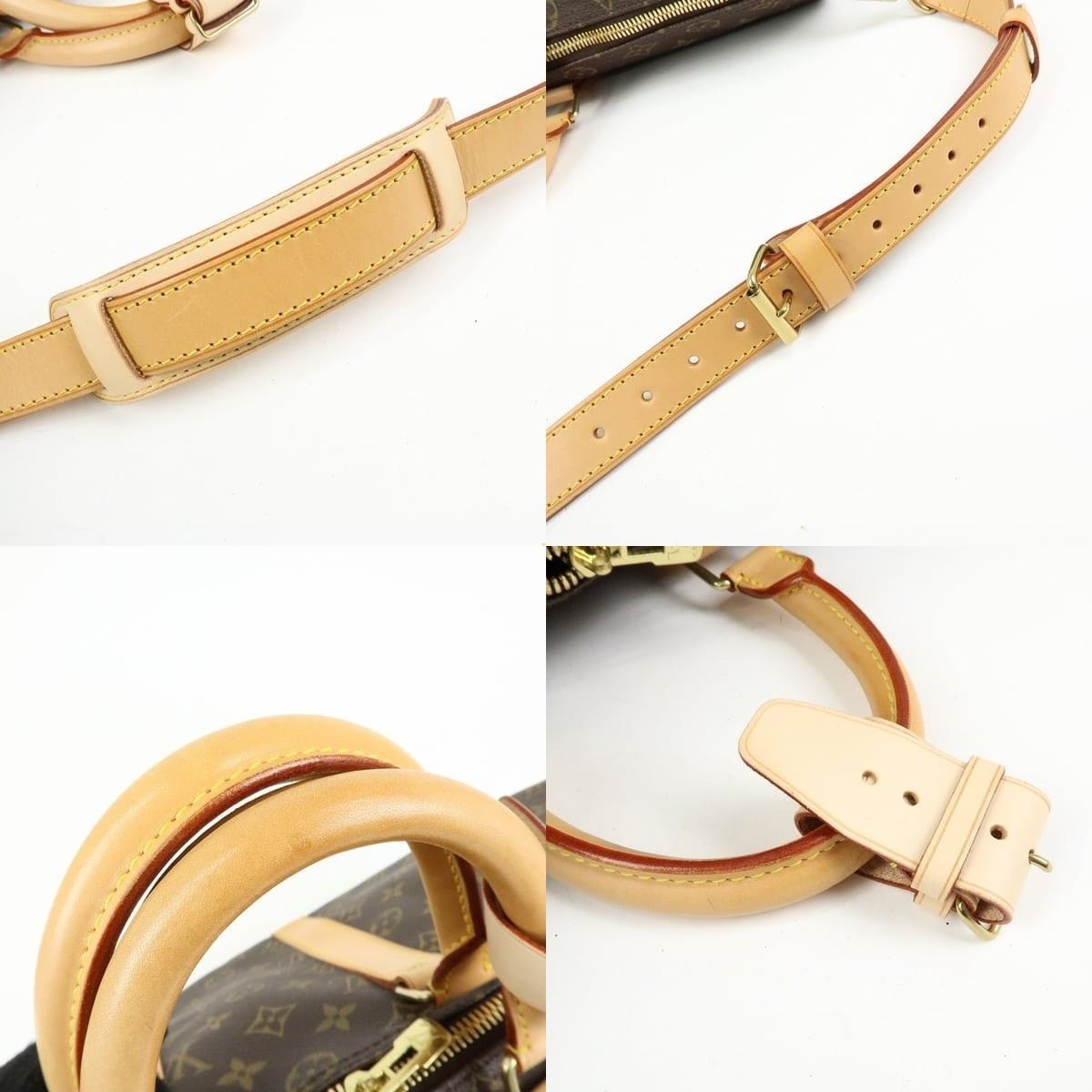 Louis Vuitton Louis Vuitton Monogram Keepall Bandouliere 45 Duffle Bag Size ONE SIZE - 4 Thumbnail